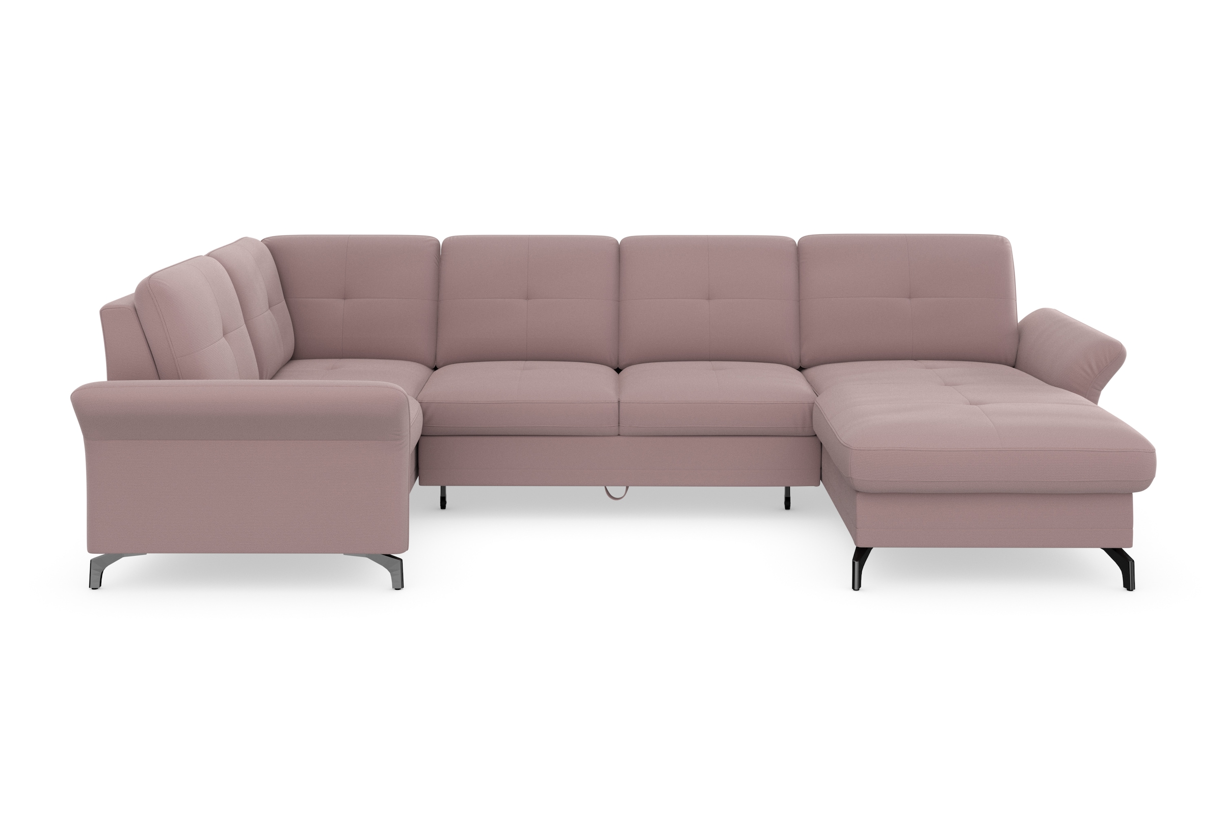 Home affaire Wohnlandschaft "Calando U-Form" wahlweise mit Bettfunktion, Be günstig online kaufen