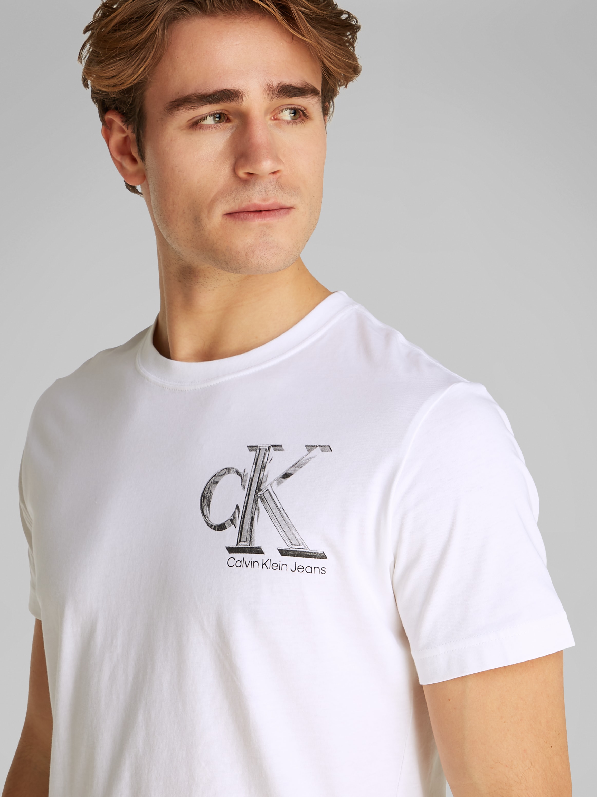 Calvin Klein Jeans T-Shirt »META MONOGRAM TEE«, mit Logodruck