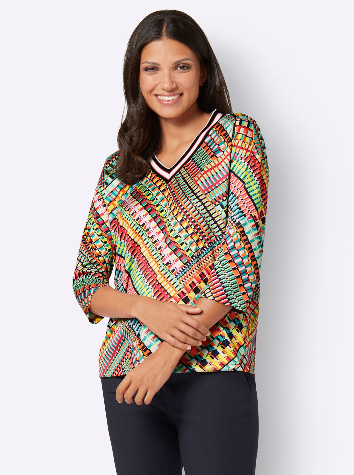 Classic Basics 3/4-Arm-Shirt "3/4-Arm-Shirt" 1 Stk. tlg. günstig online kaufen