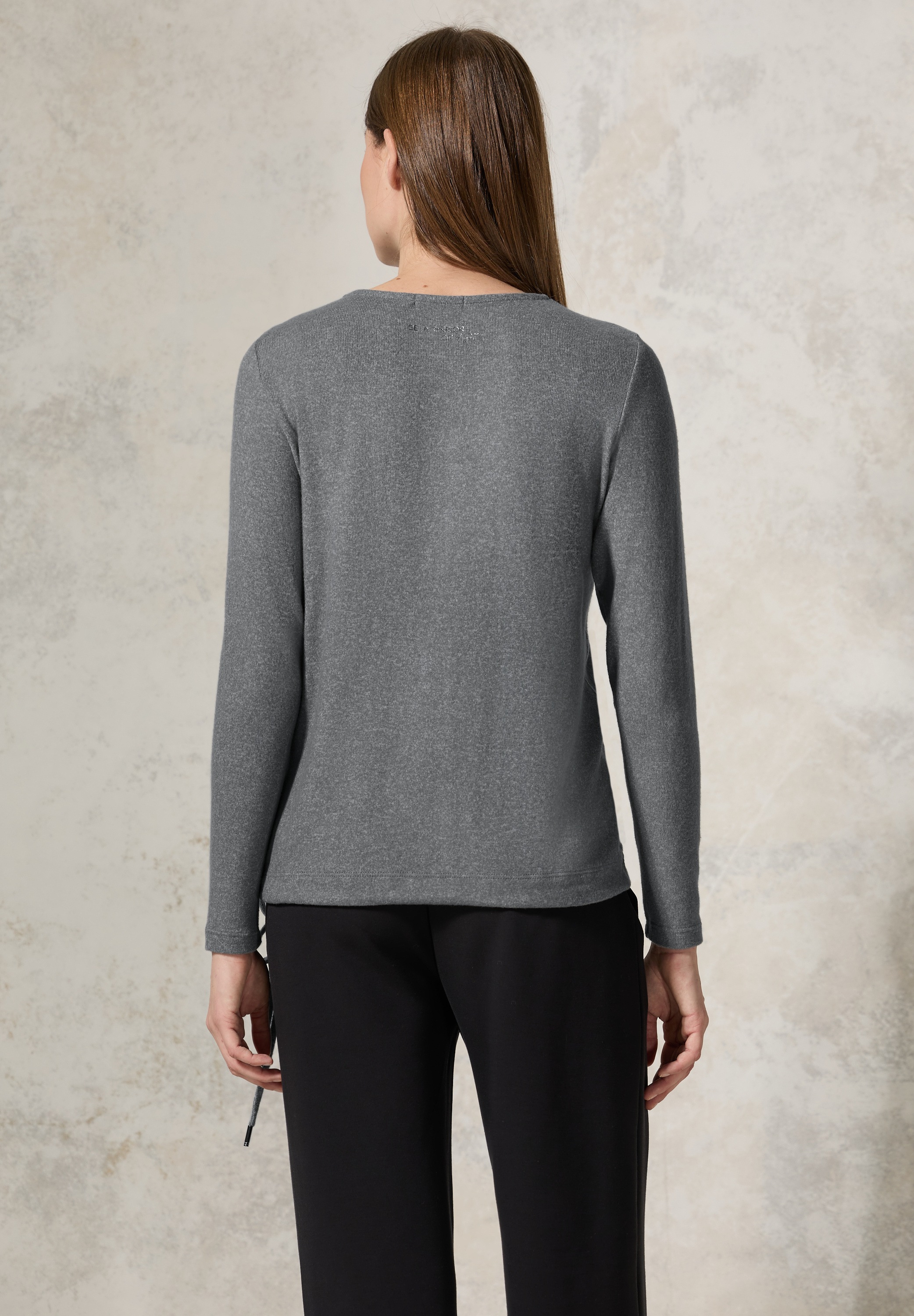 Cecil Langarmshirt, aus strecthigem Viskosematerial