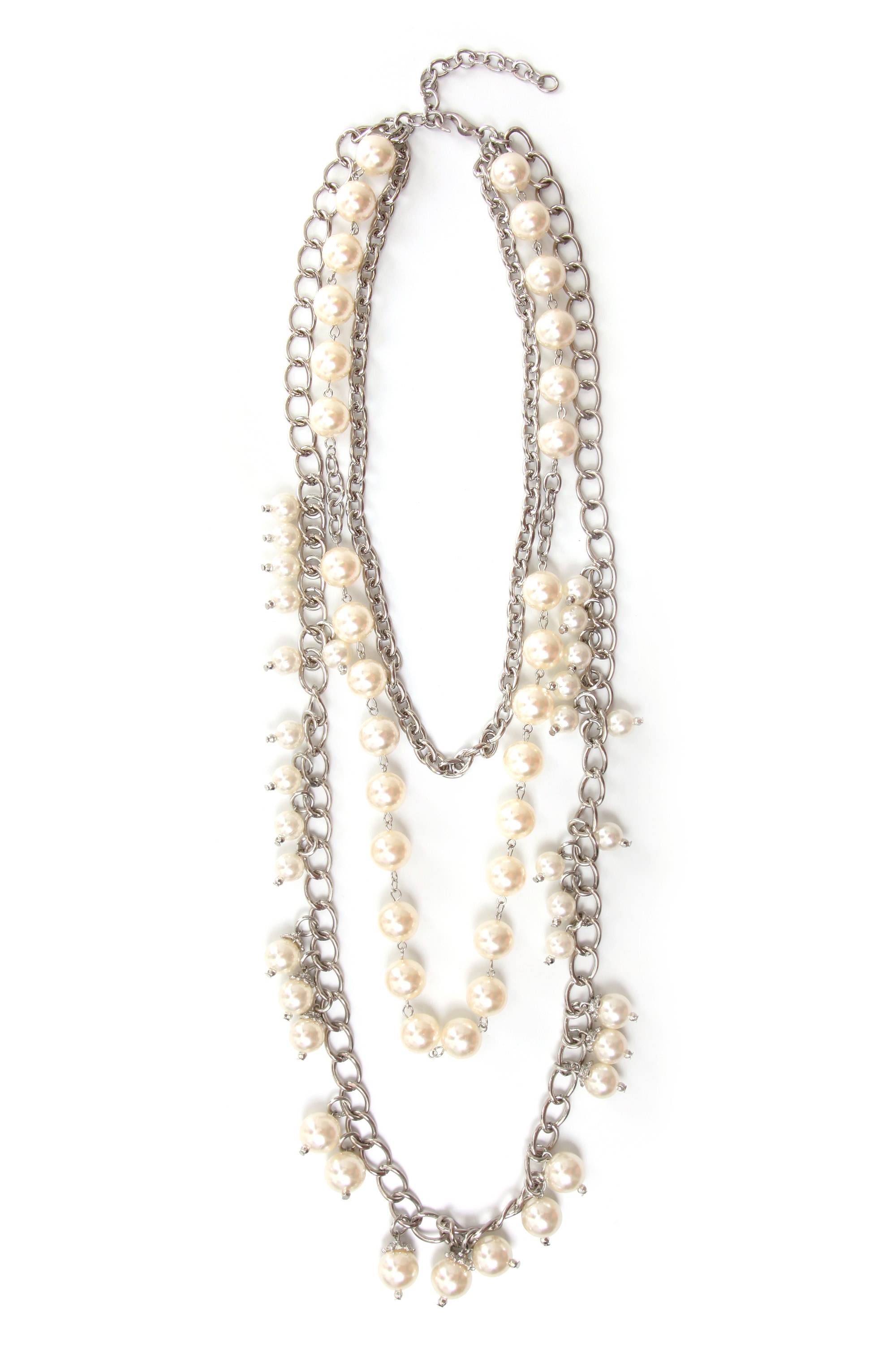 Lange Kette »Paris«, mit unterschiedlichen Perlen