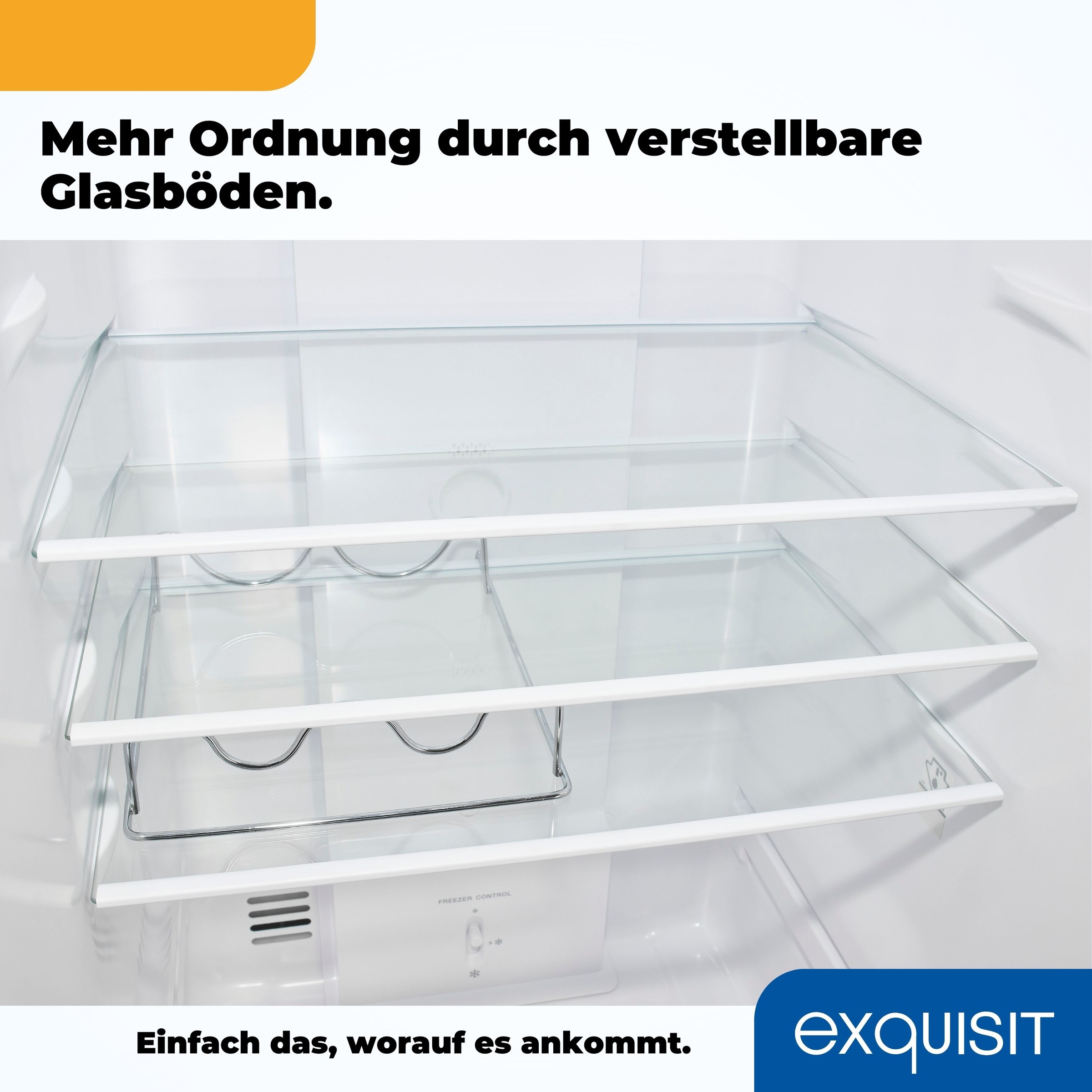 exquisit Kühl-/Gefrierkombination »KGC250-85--040D weiss«