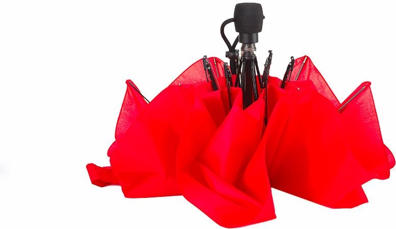 Taschenregenschirm leicht extra EuroSCHIRM® trek® ultra »light rot«