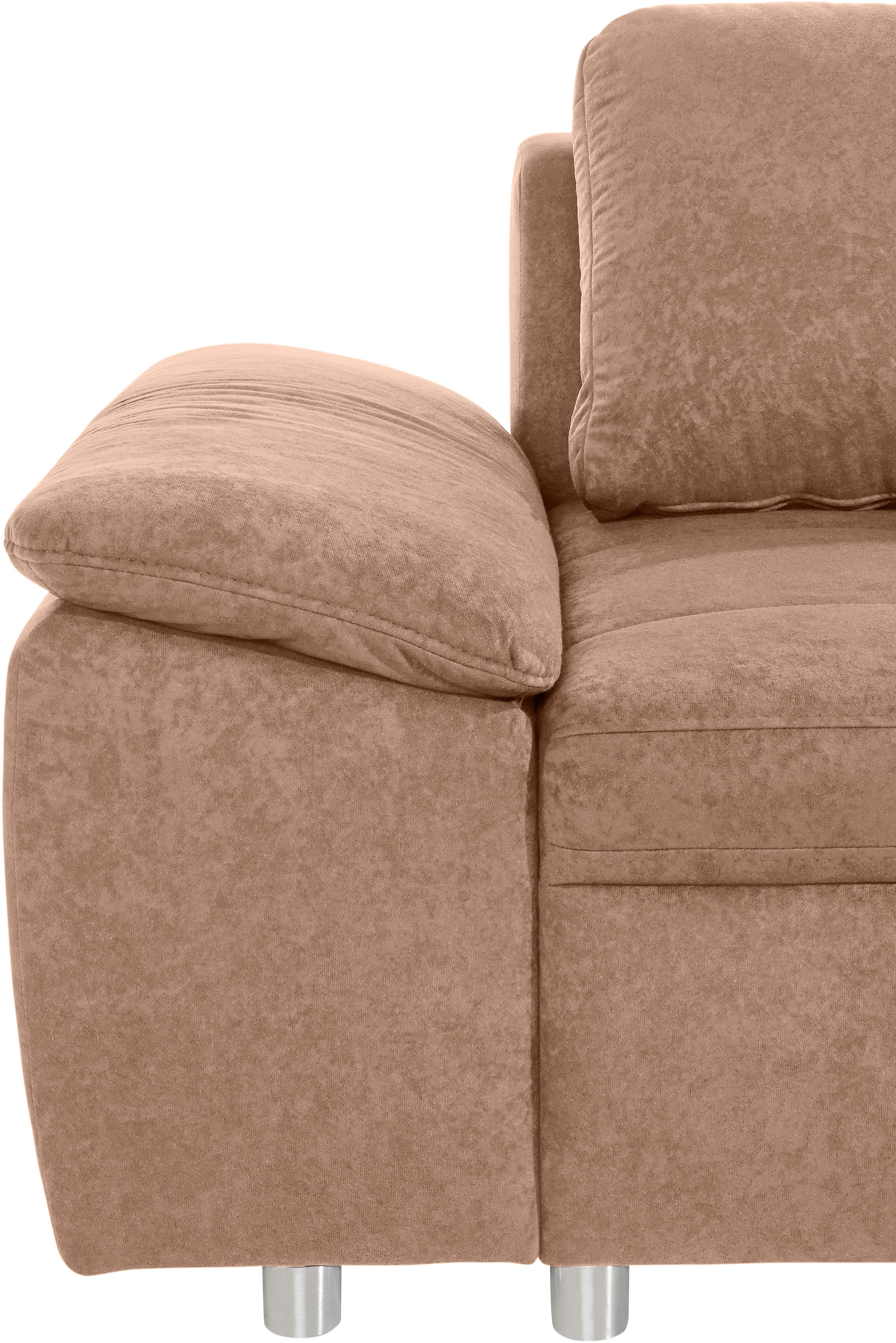 sit&more Ecksofa Labene, wahlweise mit Bettfunktion und Bettkasten, inkl. Rückenkissen