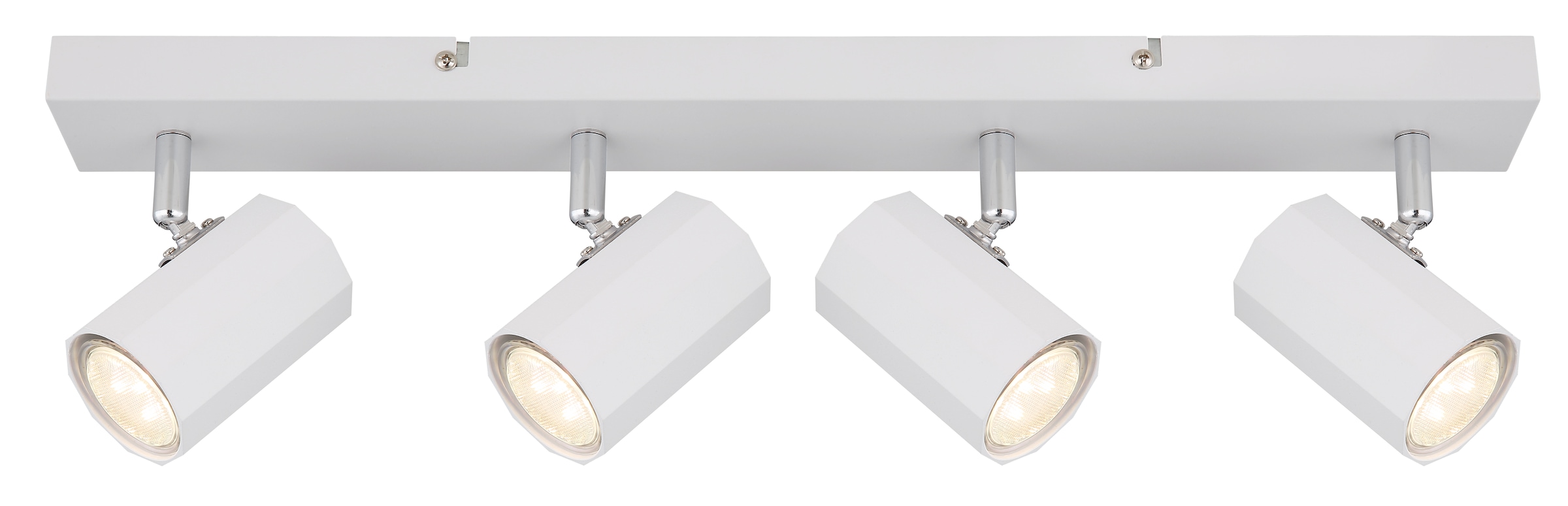 GLOBO LIGHTING Deckenstrahler »JAMES«, Leuchtmittel GU10 | ohne Leuchtmittel, Deckenspot/weiß/Wohnzimmer/Flur/Schlafzimmer