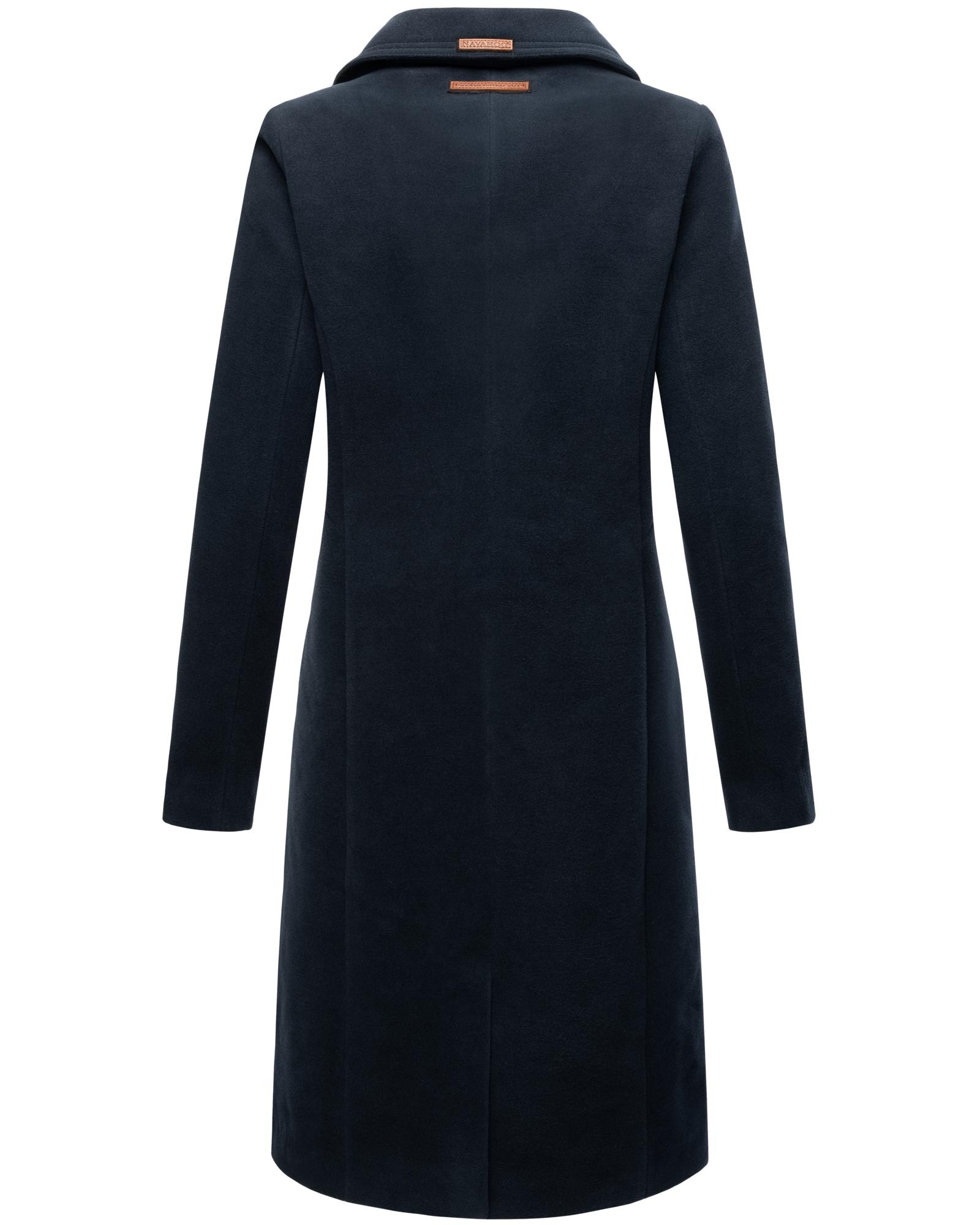 Navahoo Wintermantel »Wooly«, edler Damen Trenchcoat in Wollmantel-Optik