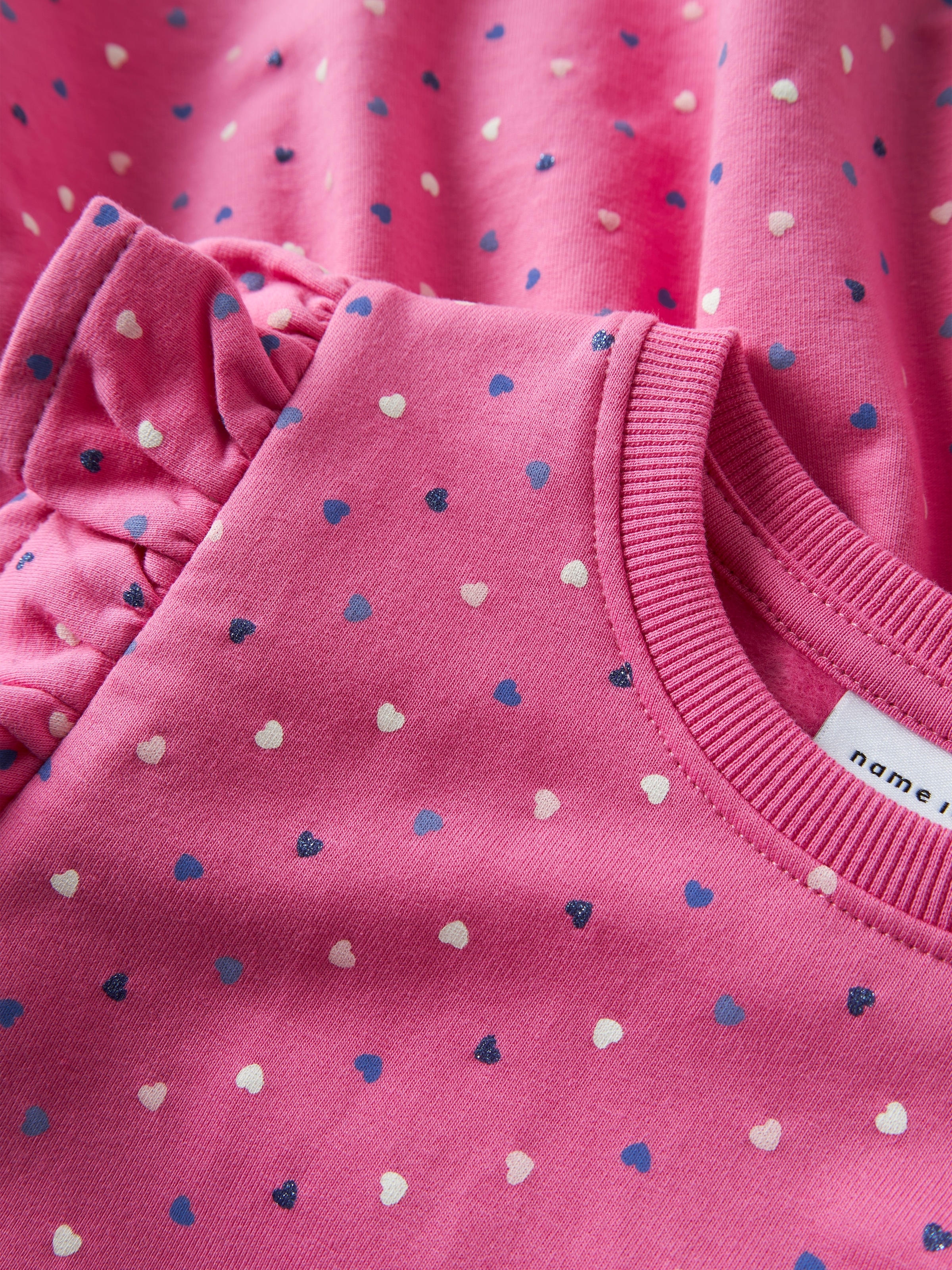 Thumbnail - Name It Minikleid "NMFOEANA LS SWE DRESS BRU PB"