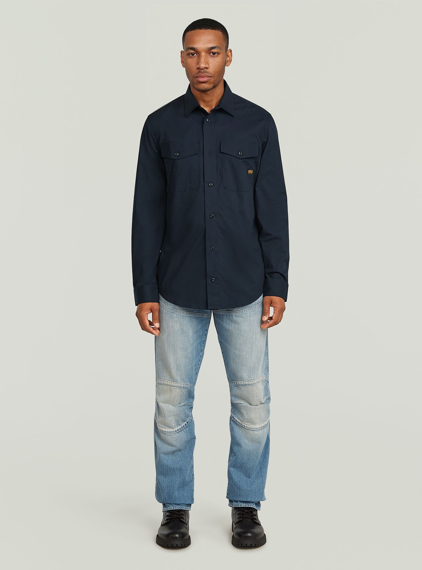 G-STAR Langarmshirt »Marine Slim Hemd«