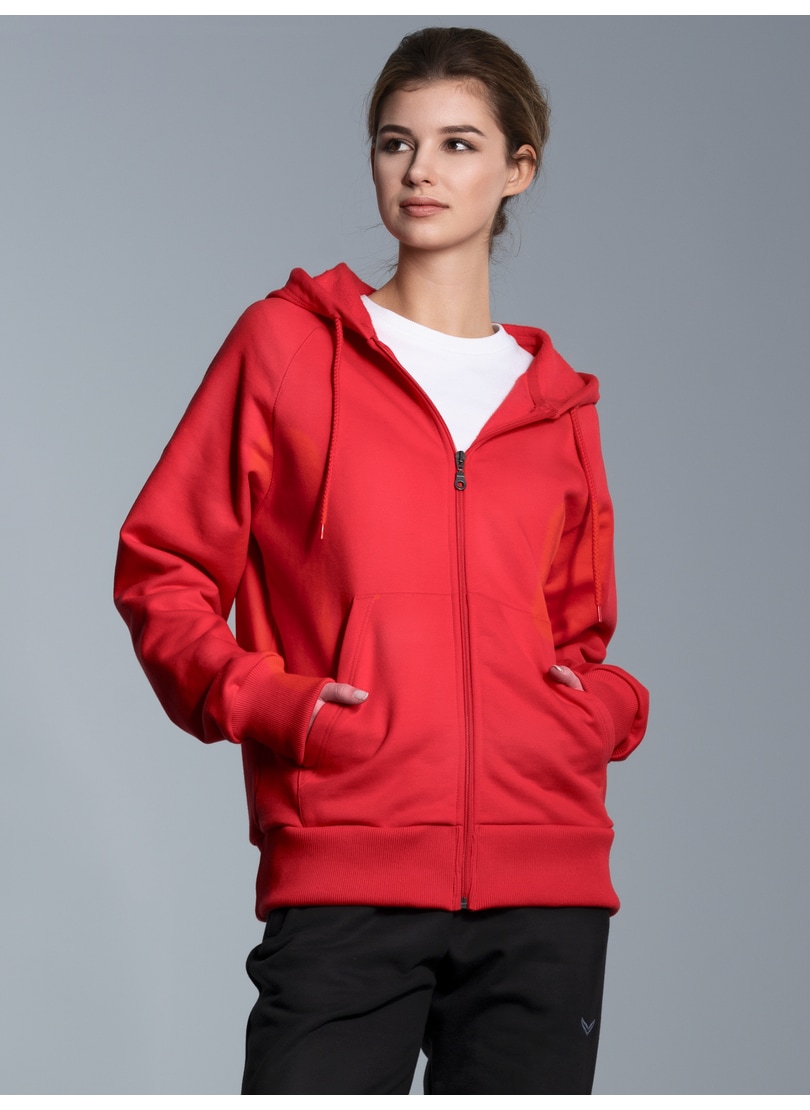 Sweatjacke »TRIGEMA Sweatjacke mit Kapuze«, (1 tlg.)