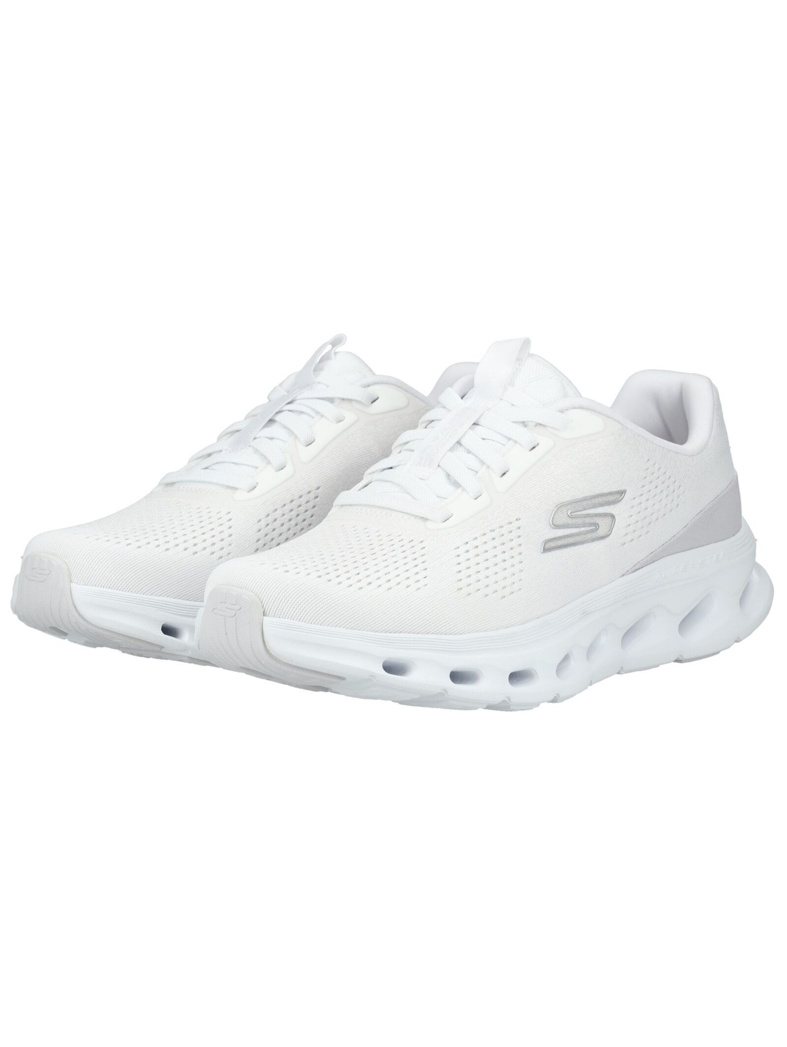 Sneaker SKECHERS "Skechers Sneaker Textil", Herren, Gr. 44, weiß, Textil, Schuhe Sneaker 6