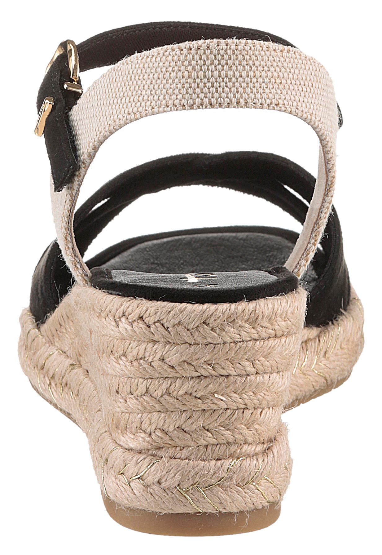 Tamaris Keilsandalette, Riemchensandale, Sommerschuh mit modischer Kreuzbandage