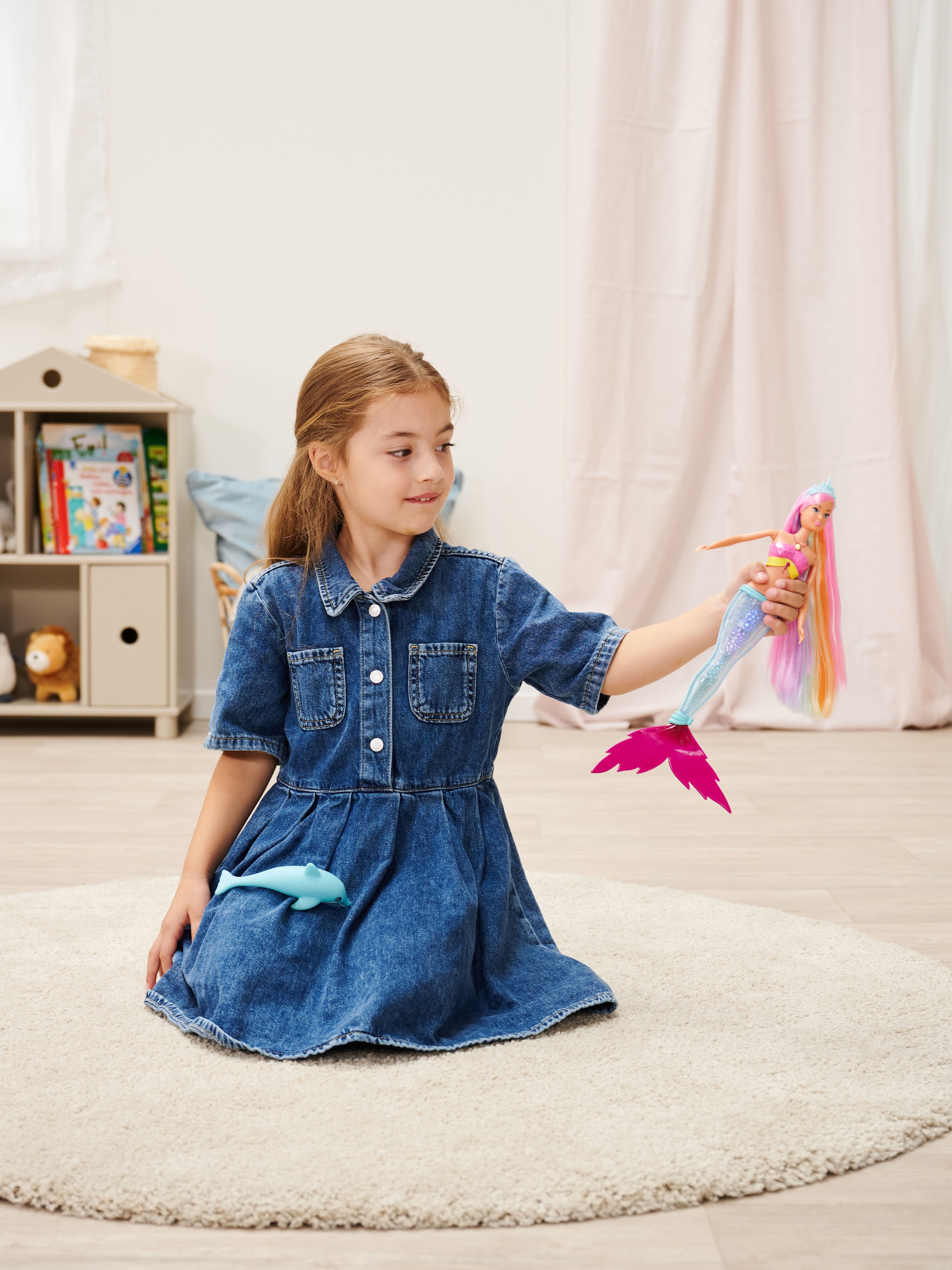 SIMBA Anziehpuppe »Steffi Love, Mermaizing« mit leuchtender Schwanzflosse