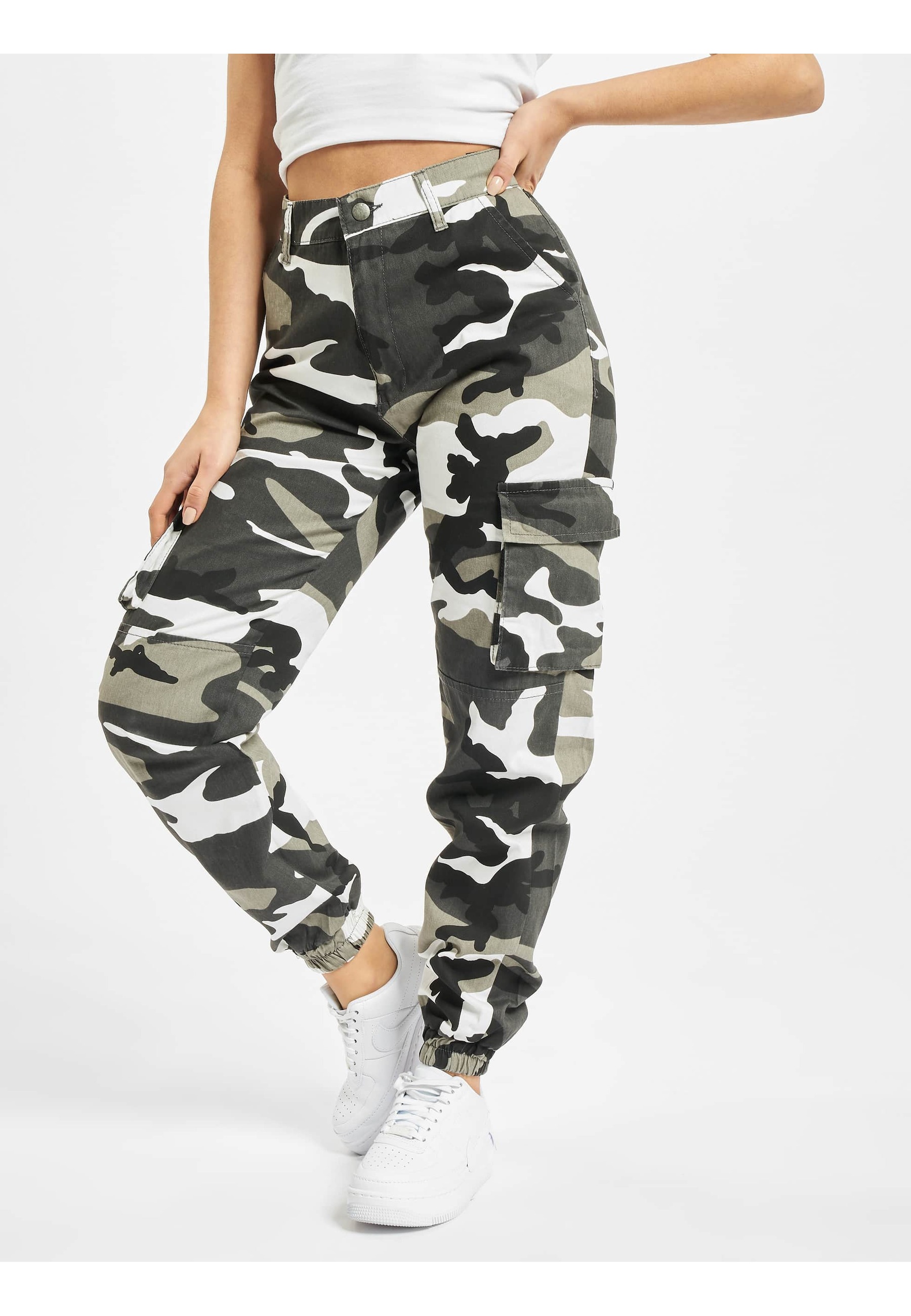 DEF Stoffhose »DEF Damen Ruby Cargopants«