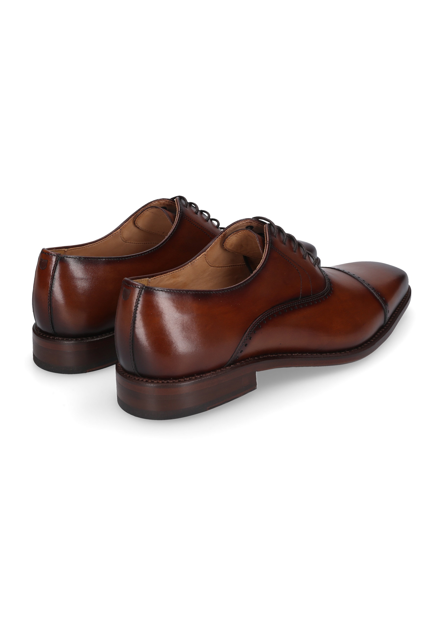Henry Stevens Schnürschuh »Liam CO«, Herren Halbschuh Businessschuh Leder handgefertigt, Anzugschuh