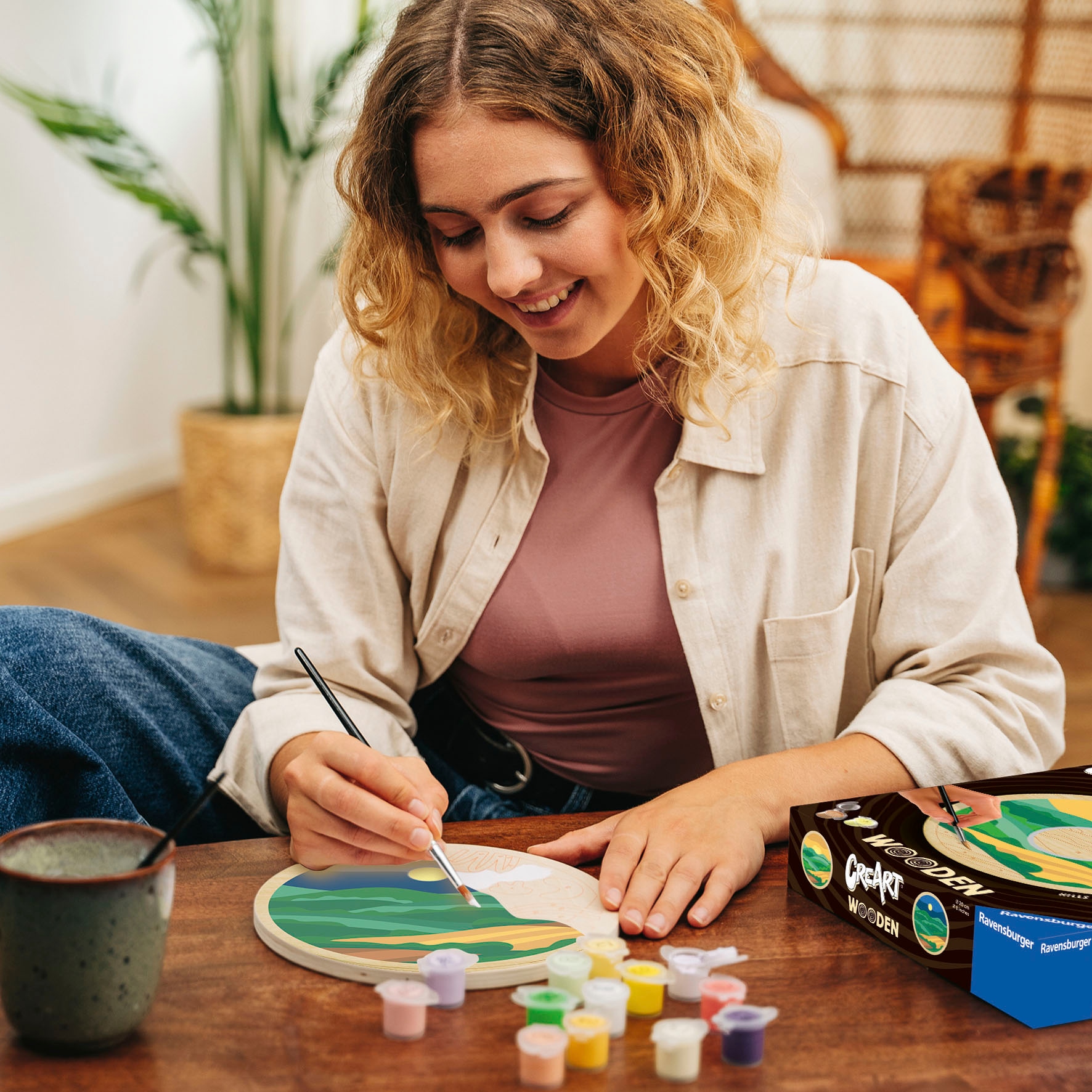 Ravensburger Malen nach Zahlen »CreArt, Wooden, Hills« Made in Europe