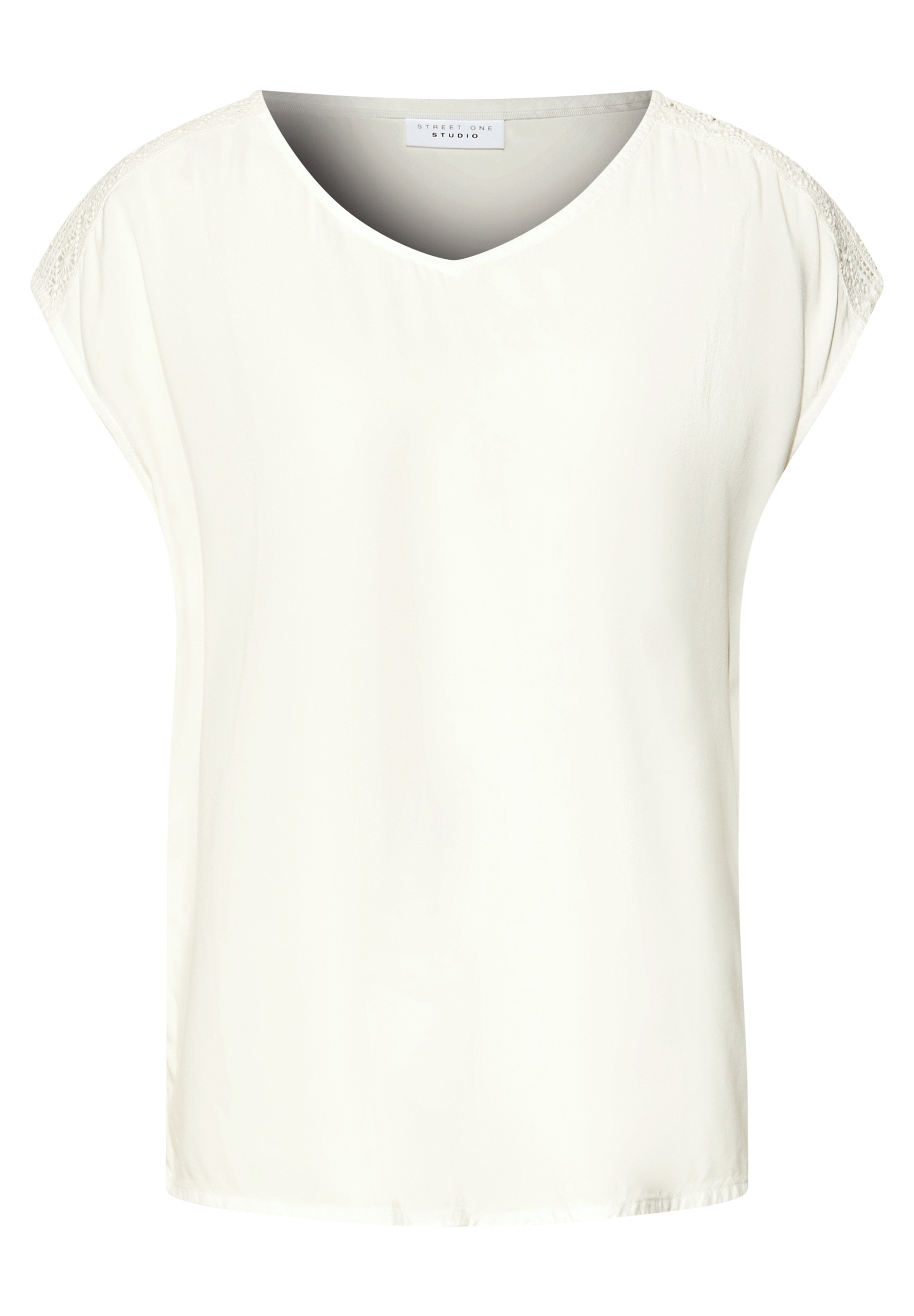 STREET ONE STUDIO Shirtbluse, mit V-Ausschnitt