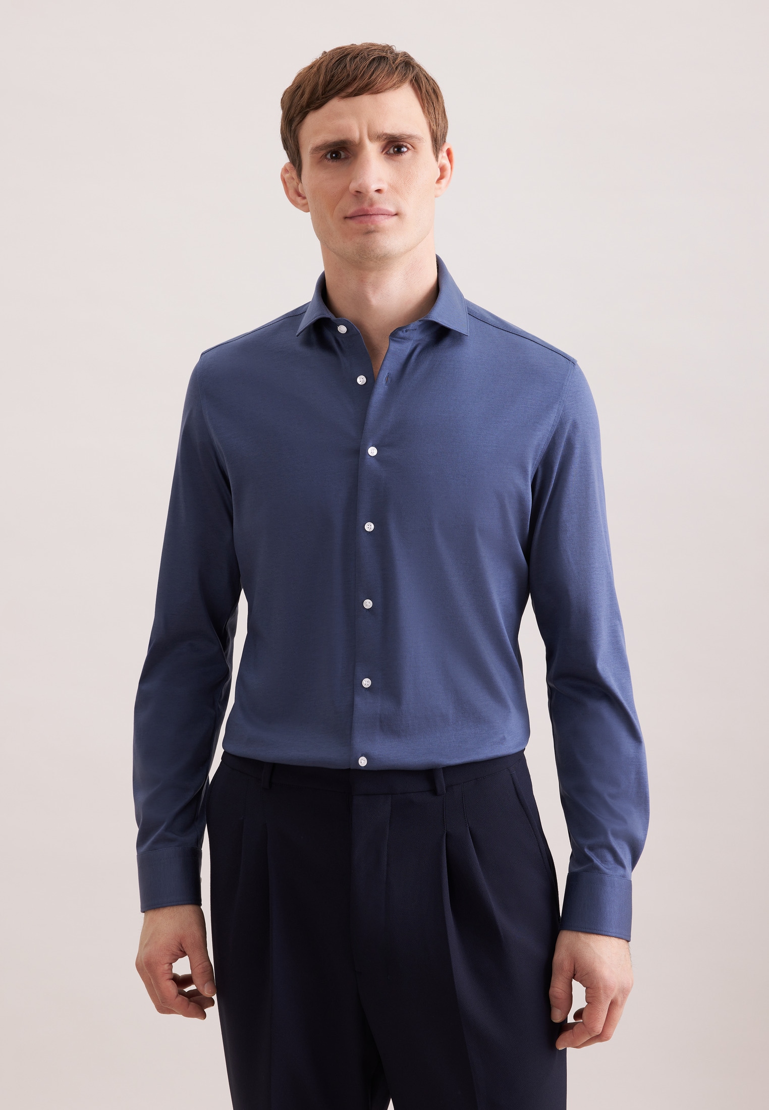 seidensticker Businesshemd "Schwarze Rose" Slim 1/1 Kentkragen Uni günstig online kaufen