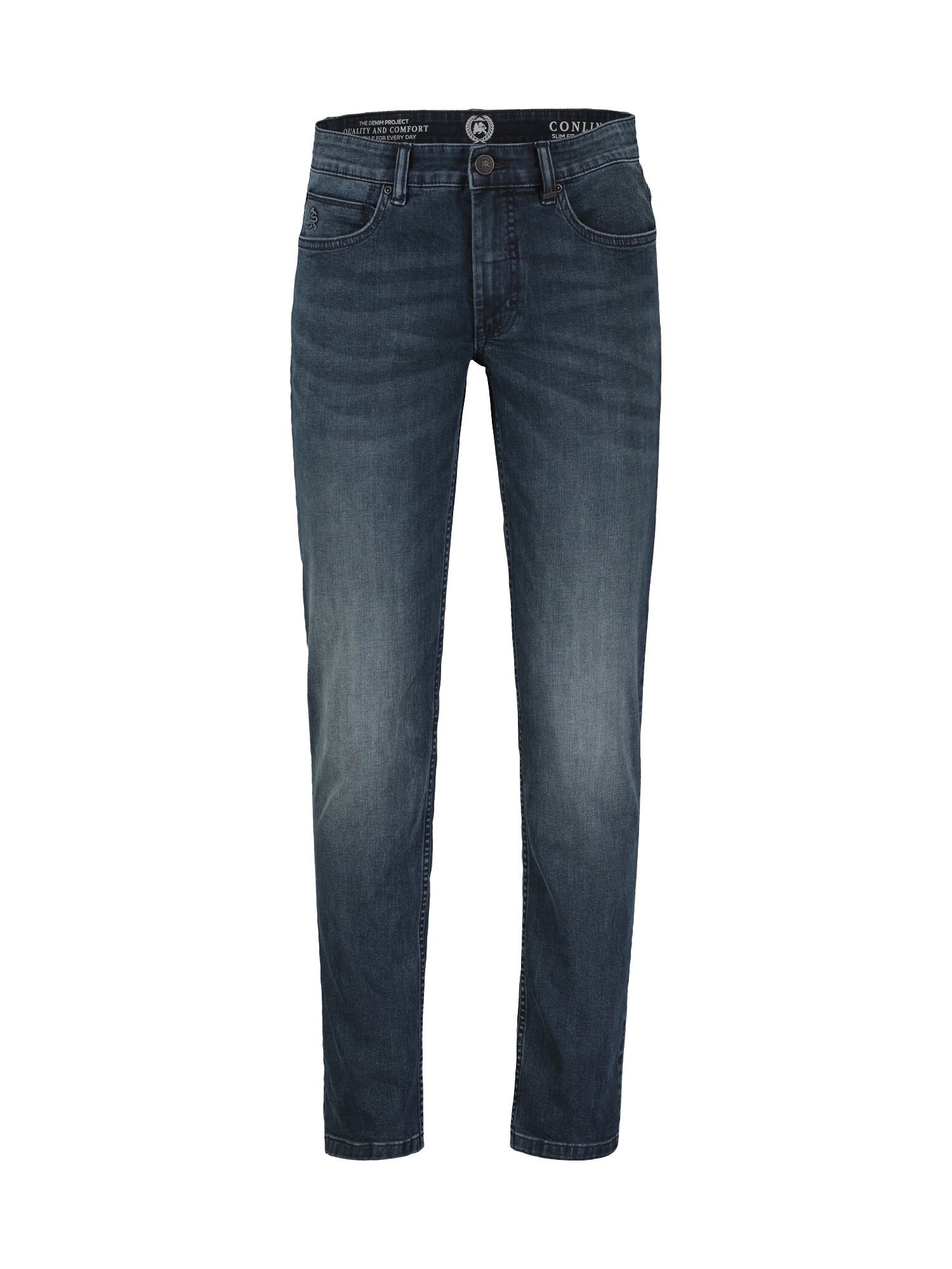 LERROS Herren 5-Pocket-Jeans "CONLIN Herrenjeans, 5-Pocket-Style, SLIM FIT, Comfort-Stretch", blau, Gr. 31, 98% Baumwolle, 2% Elasthan, Jeans