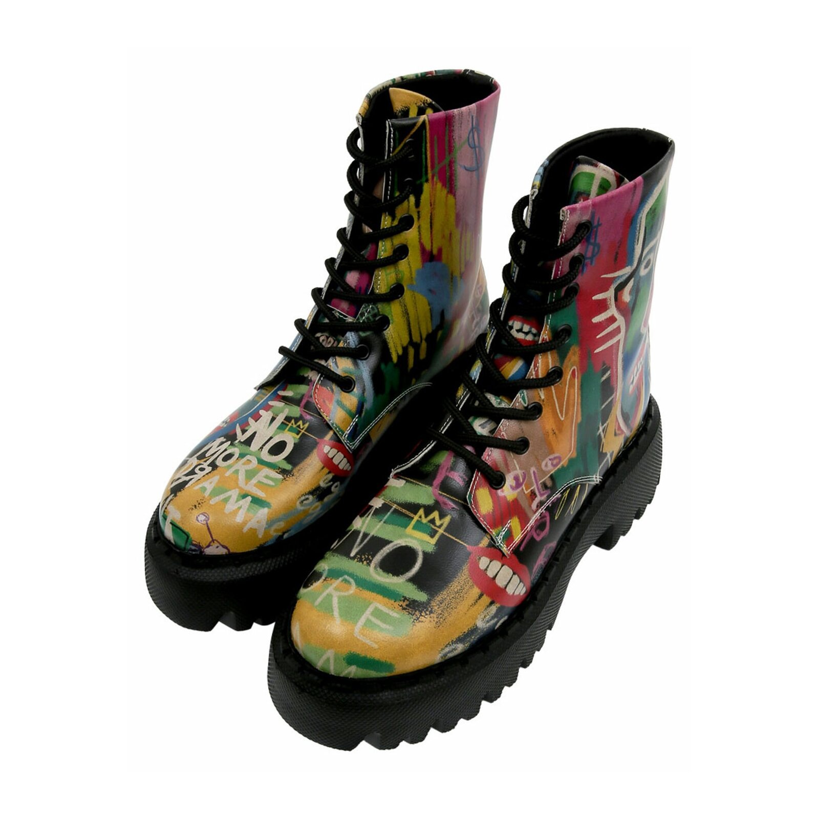 DOGO Chelseaboots »Navy Schnürstiefel Boots No More Drama Damen Stiefeletten«  Handgefertigt