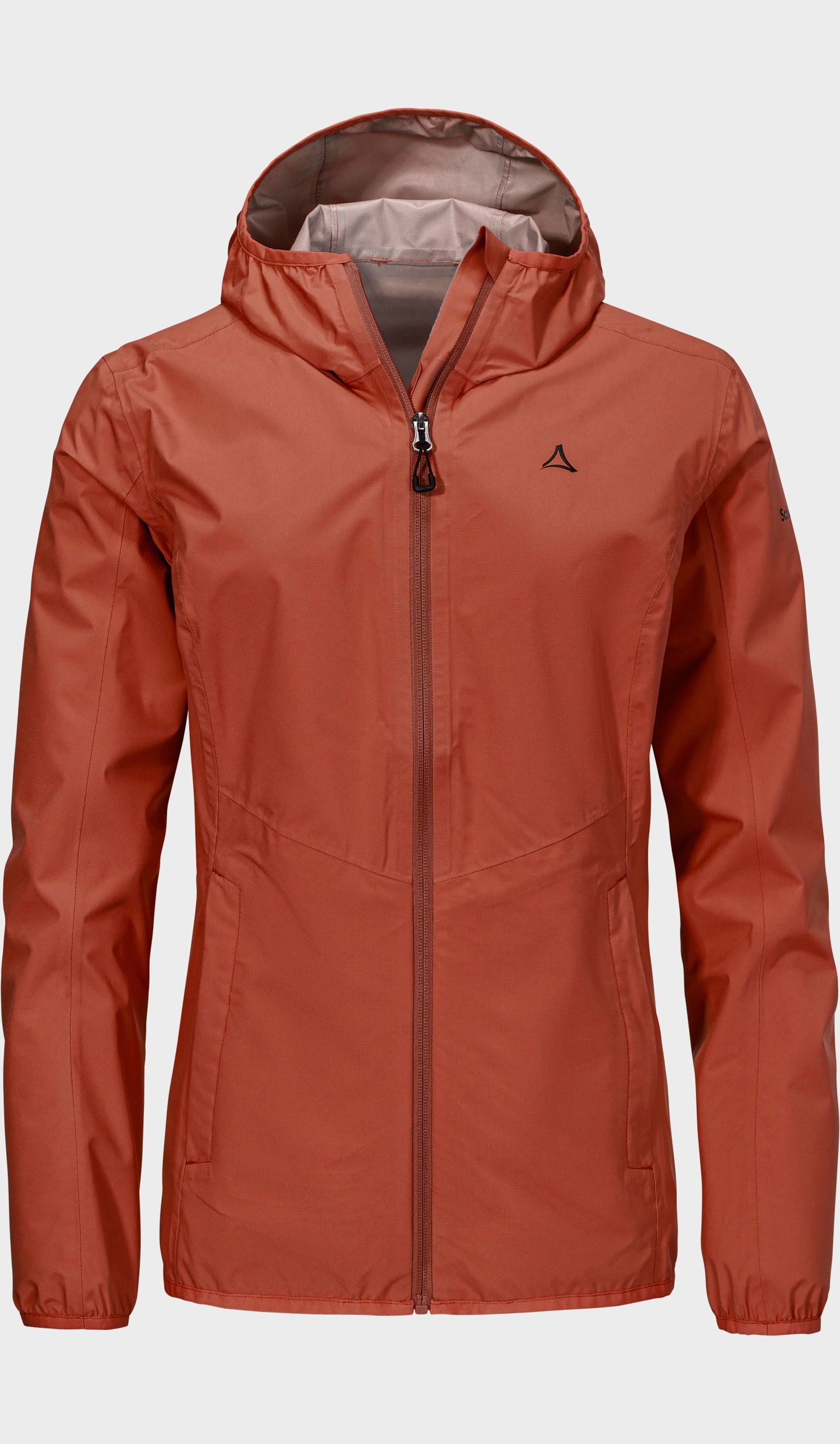 Outdoorjacke SCHÖFFEL "Jacket Style Migandi WMS", Damen, Gr. 38, 5590, rot, Oberstoff: 100% Polyester; (Membran: Thermoplastisches Polyurethan), regular fit, hoch geschlossener Ausschnitt, Jacken Outdoorjacke