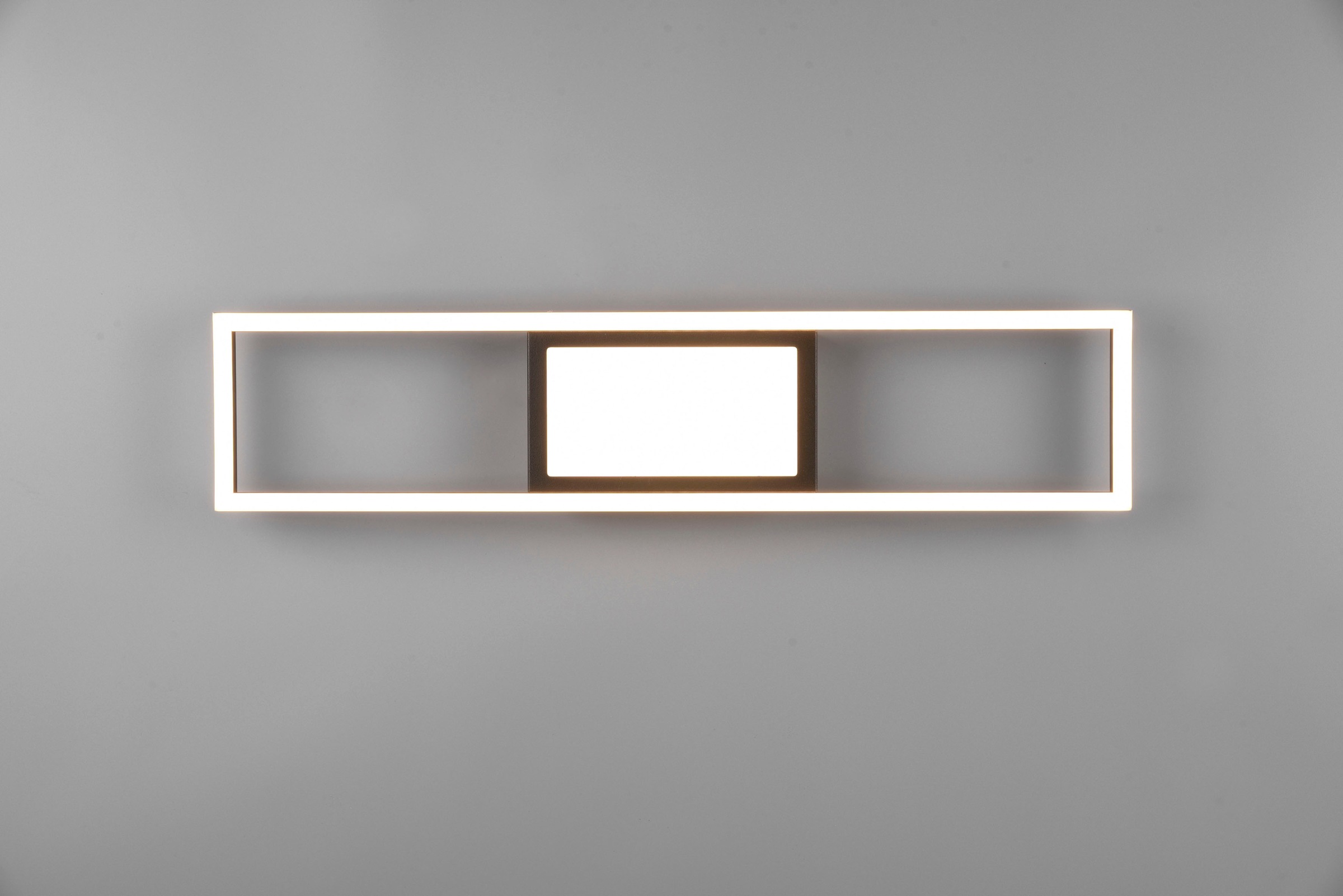 REALITY Leuchten LED Deckenleuchte »Rigido«, 1 flammig, Leuchtmittel LED-Board | LED fest integriert, Deckenlampe mit Fernbedienung dimmbar Lichtfarbe einstellbar Memory
