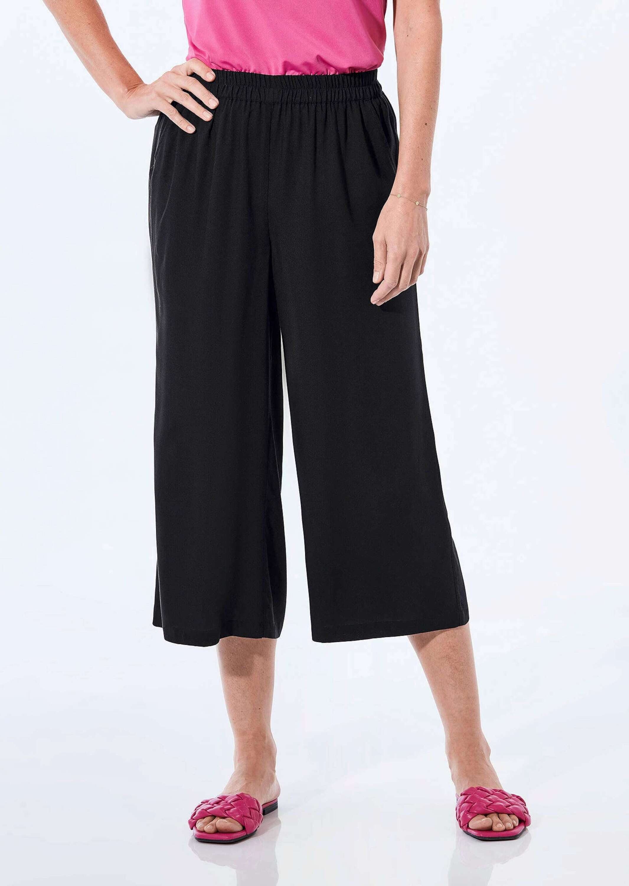 GOLDNER Schlupfhose "Kurzgröße Hose mit Schlupfbund und Zierelement" günstig online kaufen