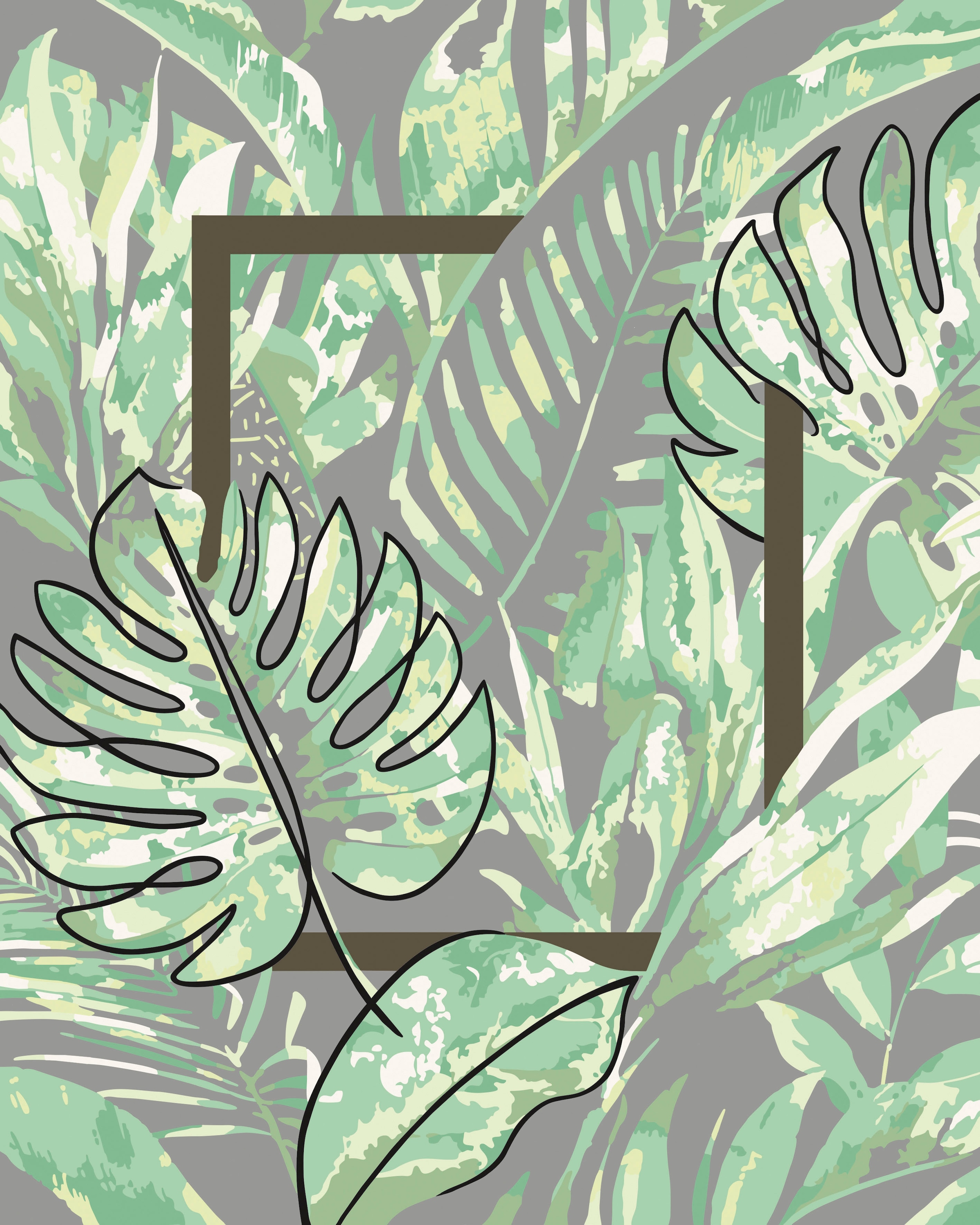 Ravensburger Malen nach Zahlen »CreArt, Calming Leaves«, Made in Europe