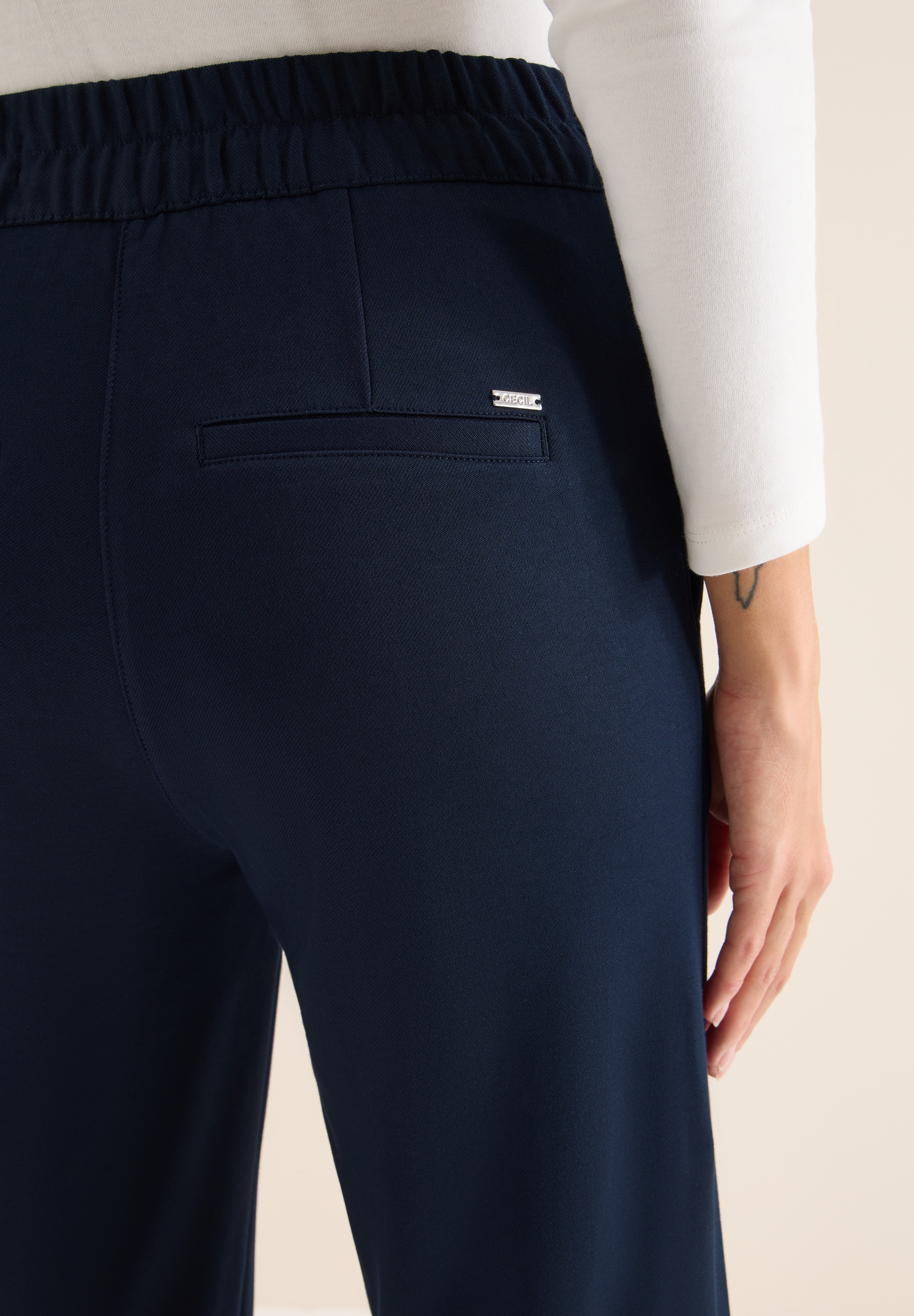 Thumbnail - Cecil Stoffhose "Style NEELE" Elastischer Bund mit Tunnelzug