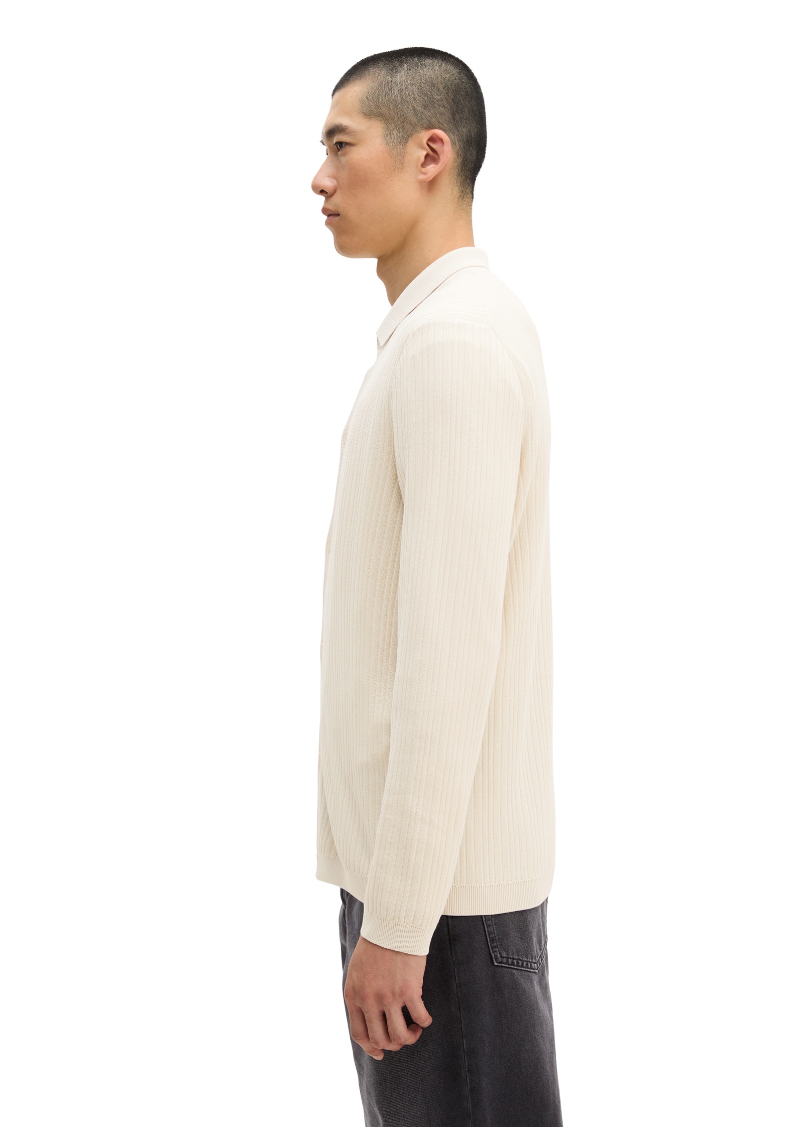Marc O'Polo Langarmhemd »aus Bio-Baumwolle und TENCEL™ Lyocell«