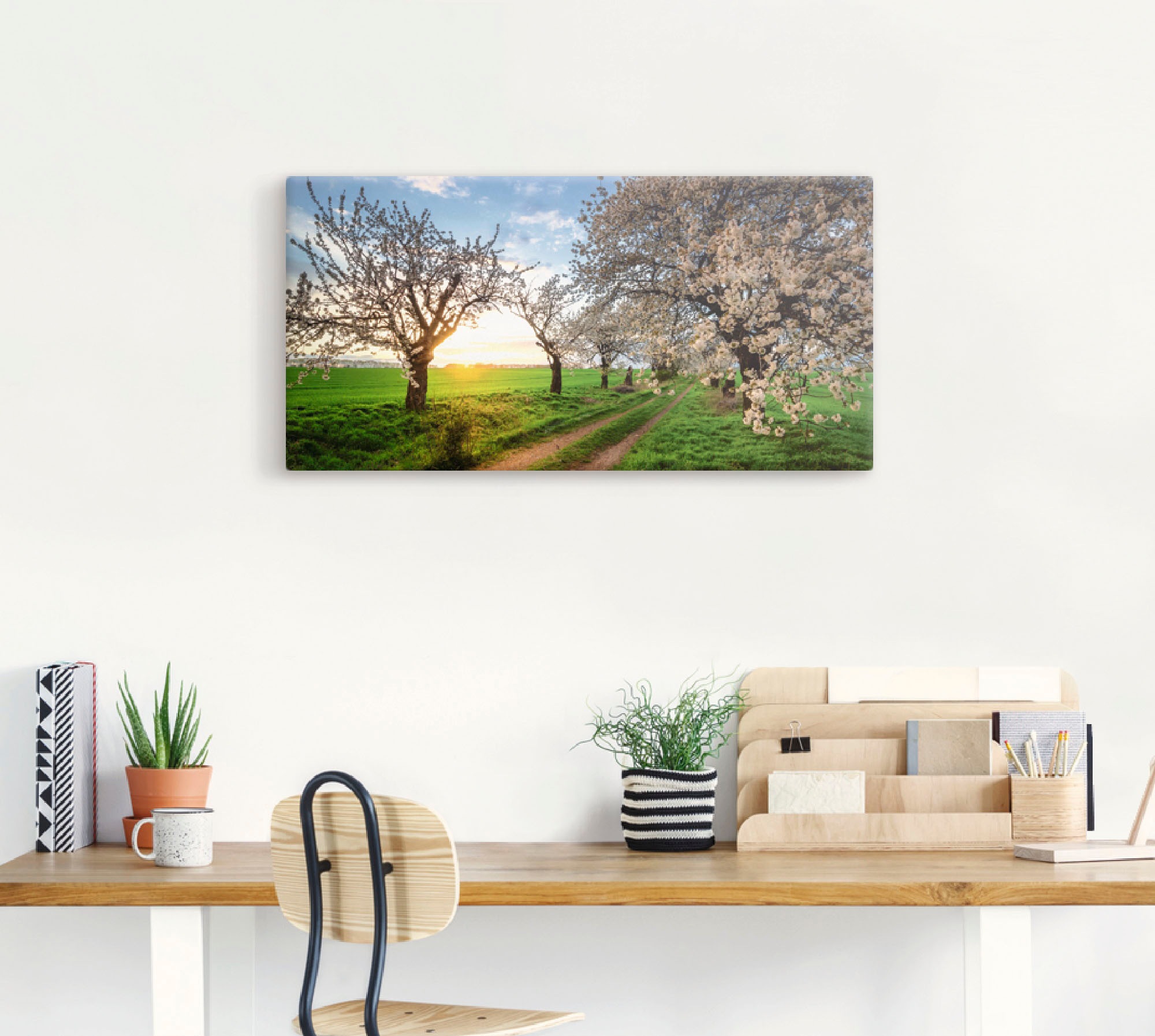 Artland Wandbild "Kirschallee" Felder 1 Stk. tlg. als Leinwandbild, Poster, günstig online kaufen