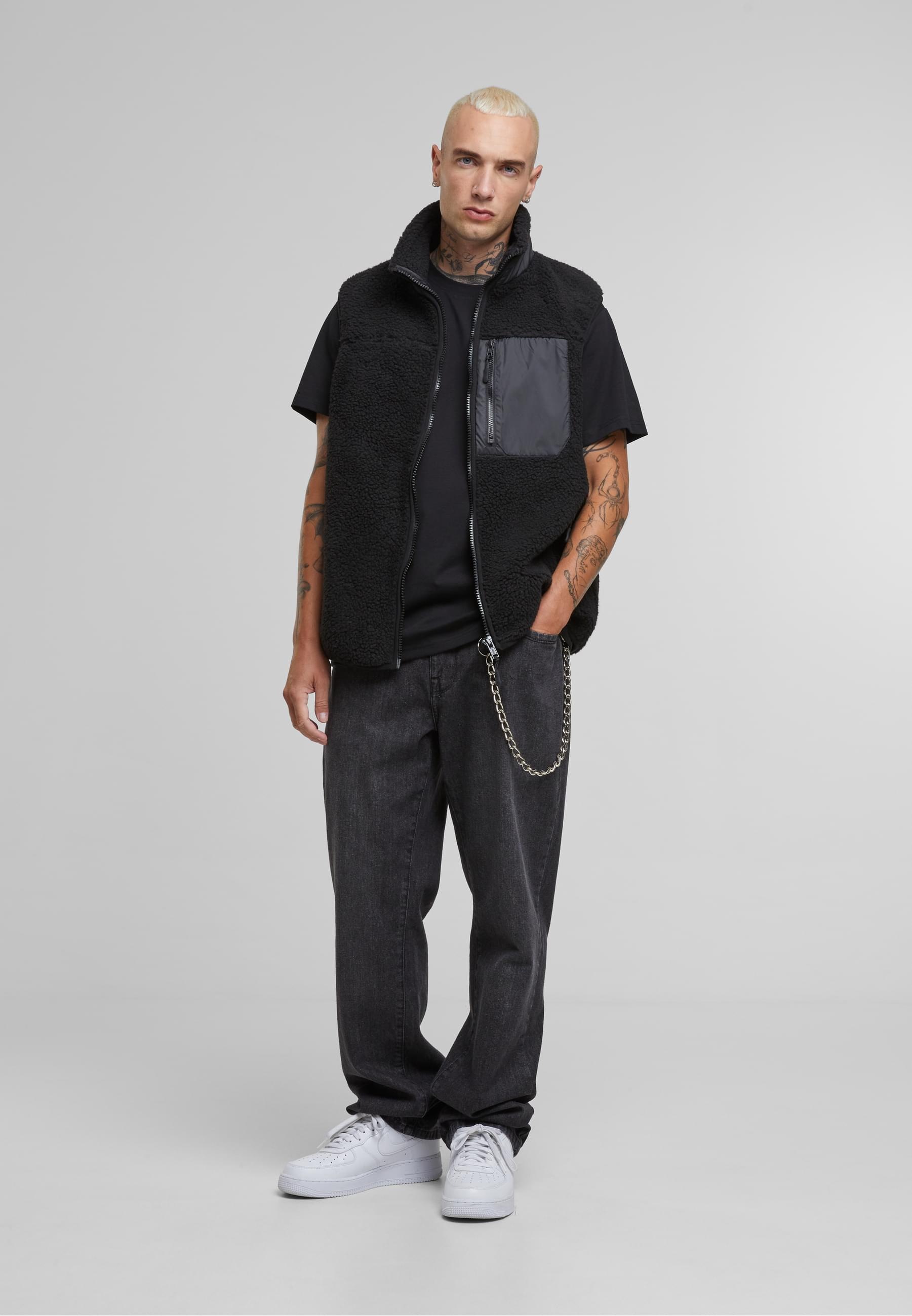 URBAN CLASSICS Steppweste »Urban Classics Sherpa Vest«, (1 tlg.)