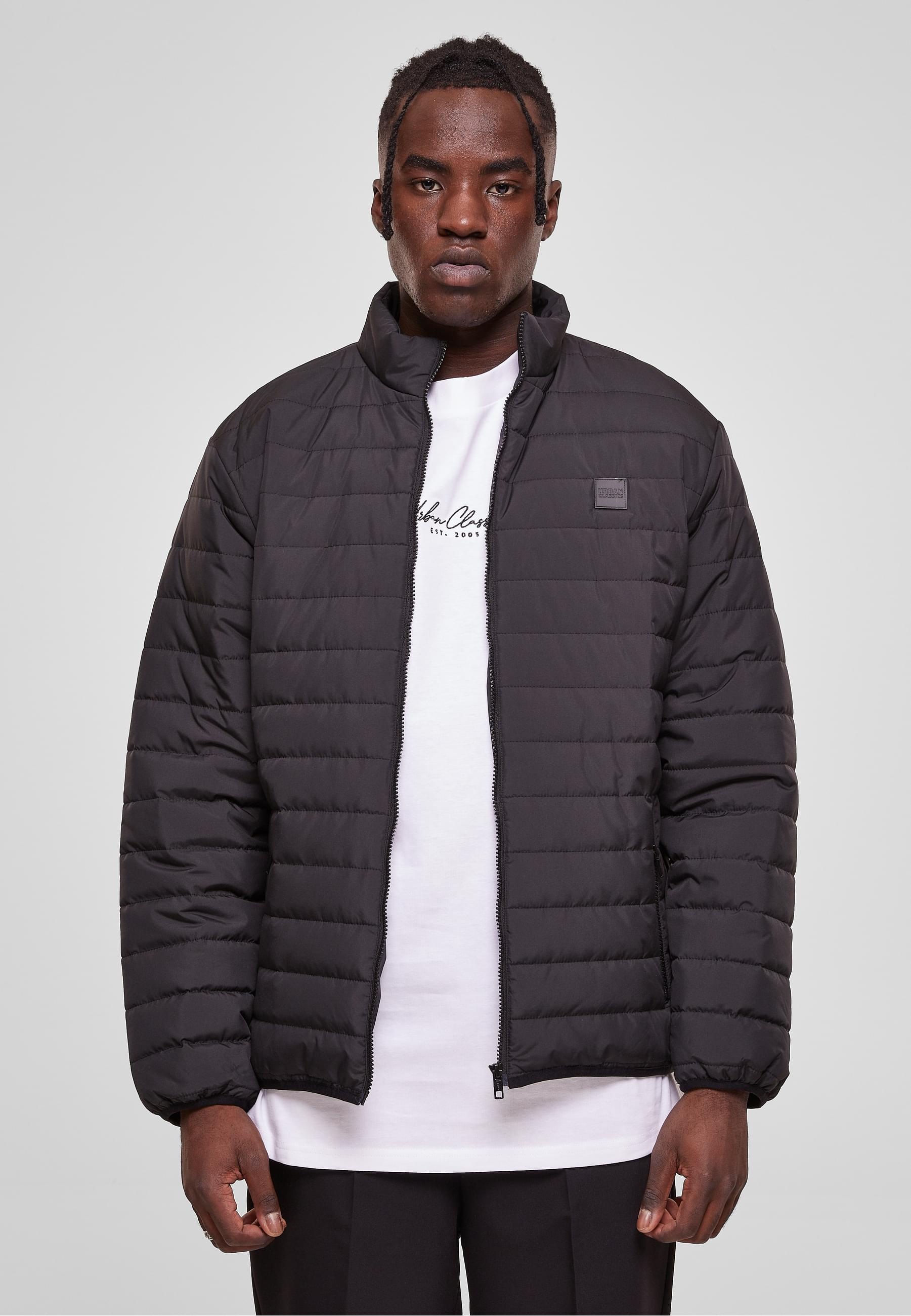 URBAN CLASSICS Anorak »Urban Classics Herren Light Bubble Jacket«, (1 St.), ohne Kapuze
