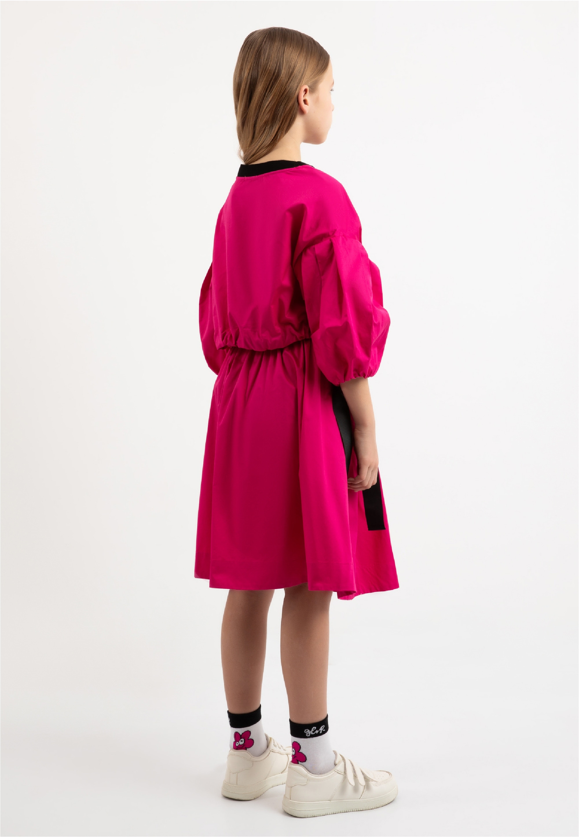 Gulliver Jerseykleid, mit kontrastfarbigem Gürtel
