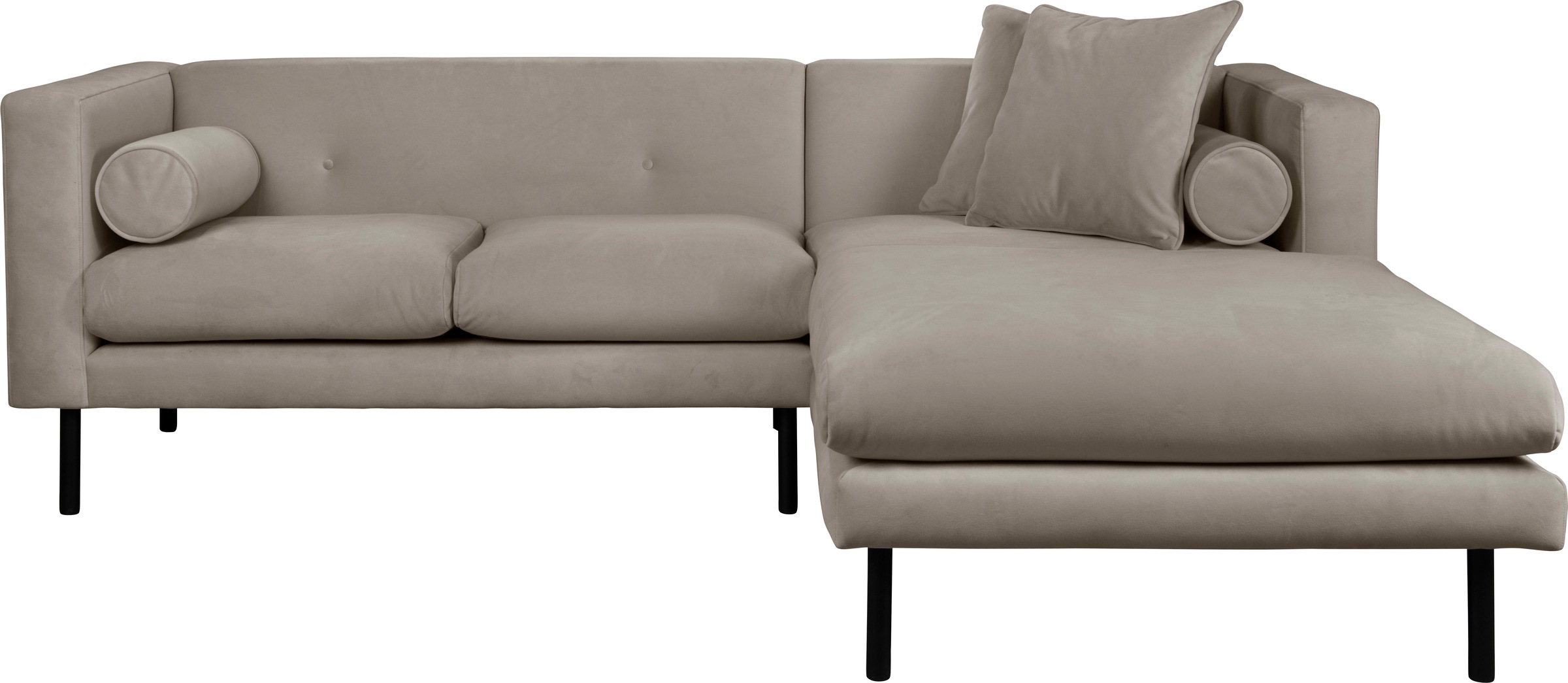 Home affaire Ecksofa "Lillibeth L-Form Designsofa, Maße B/T/H: 240/173/83 c günstig online kaufen