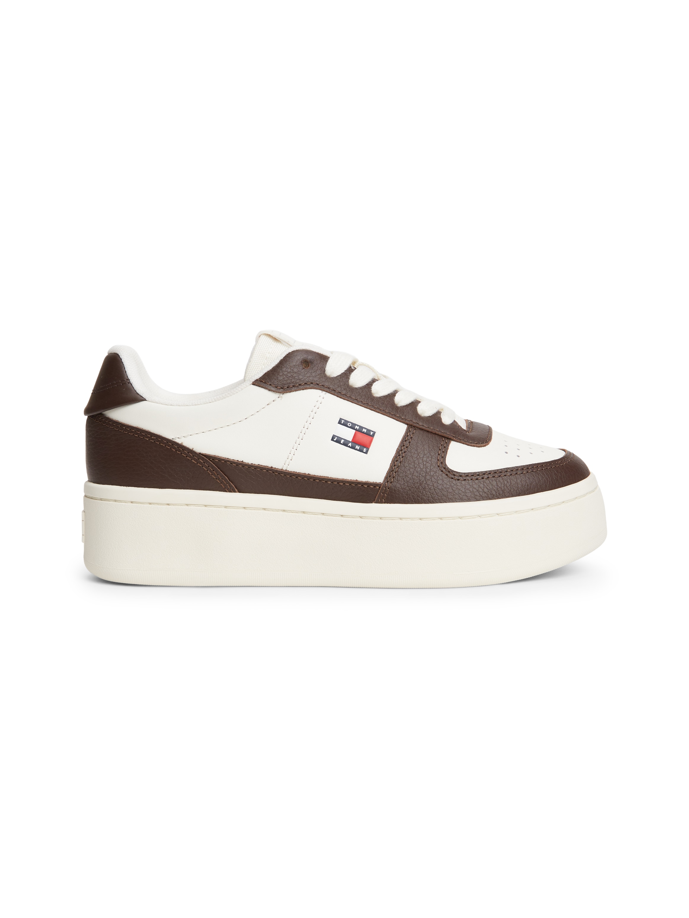 Tommy Jeans Plateausneaker »ARCHIVE '98 MAX«  Freizeitschuh, Halbschuh, Schnürschuh seitlicher Logoflag schmale Form