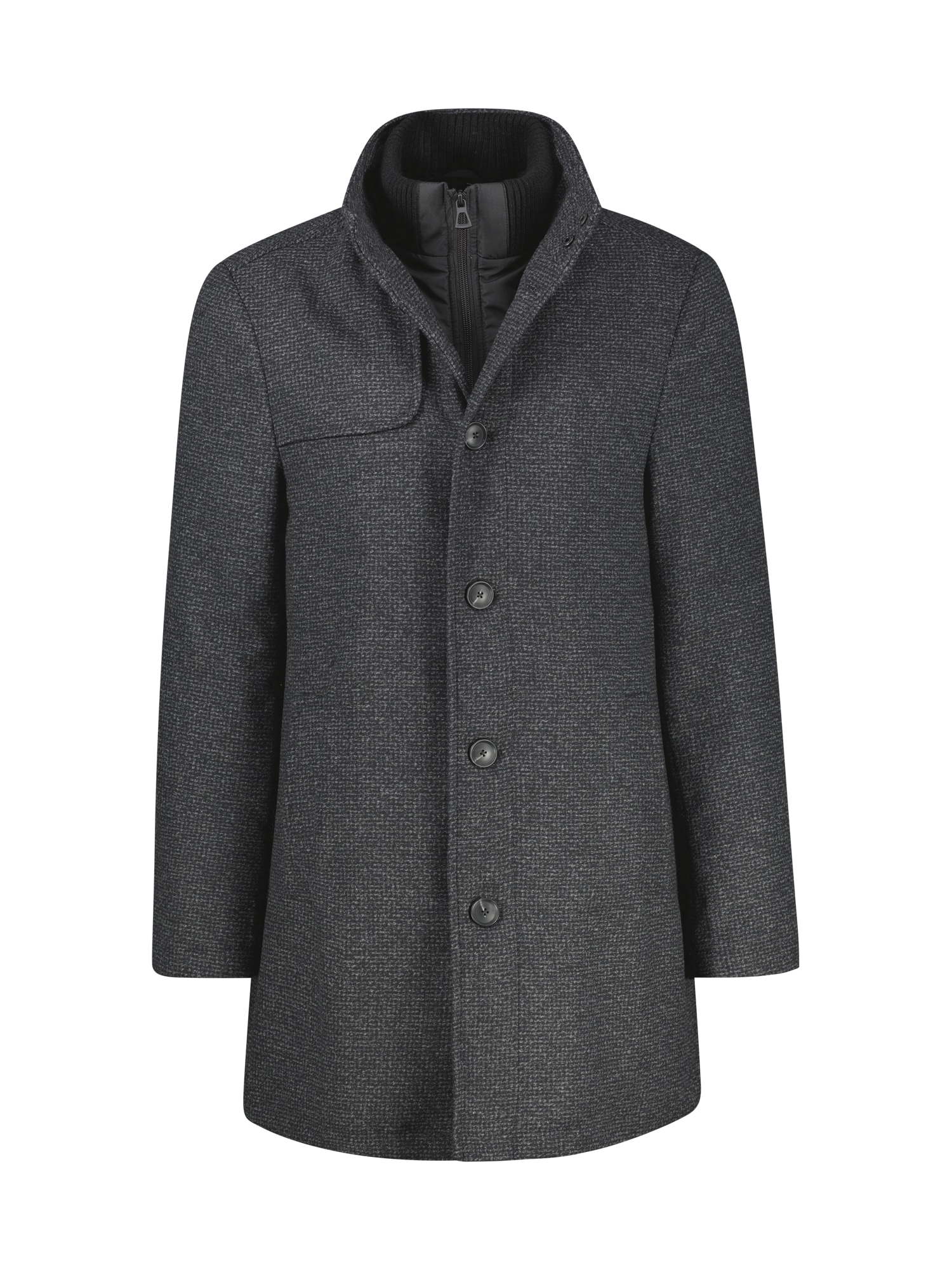 LERROS Wollmantel »LERROS Sportiver Wollmantel für Herren«