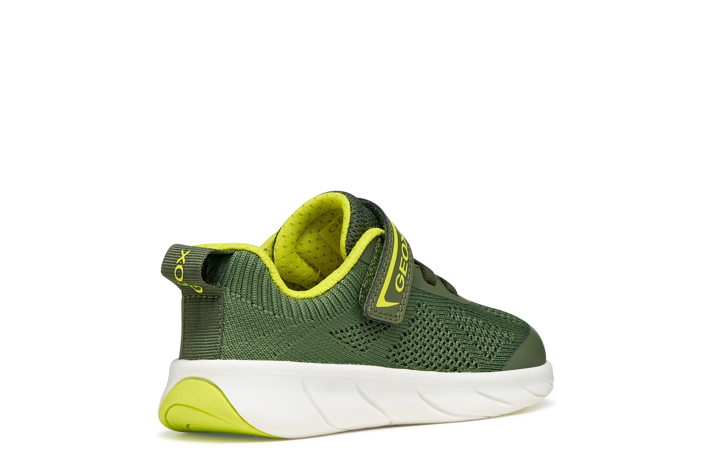 GEOX Foot-run Junior Vert Militaire/citron Vert 24 3