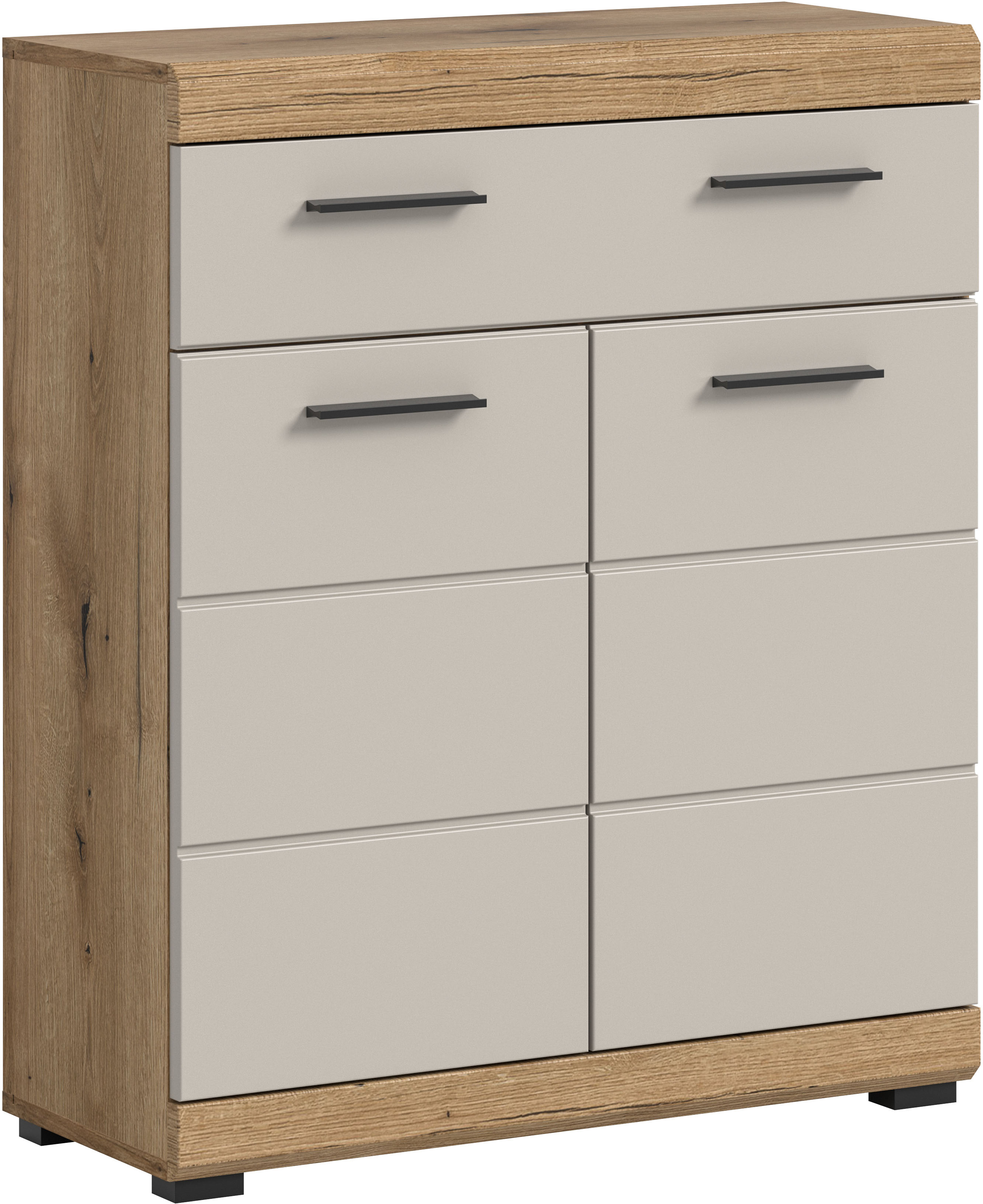 welltime Unterschrank "SIENA, Breite 74cm, 2 Tür, 1 Schubkasten, 2 Fächer, MDF-Front" TOPSELLER, in verschiedenen Farben erhältlich, Badmöbel, Badschrank, Kommode, Bad