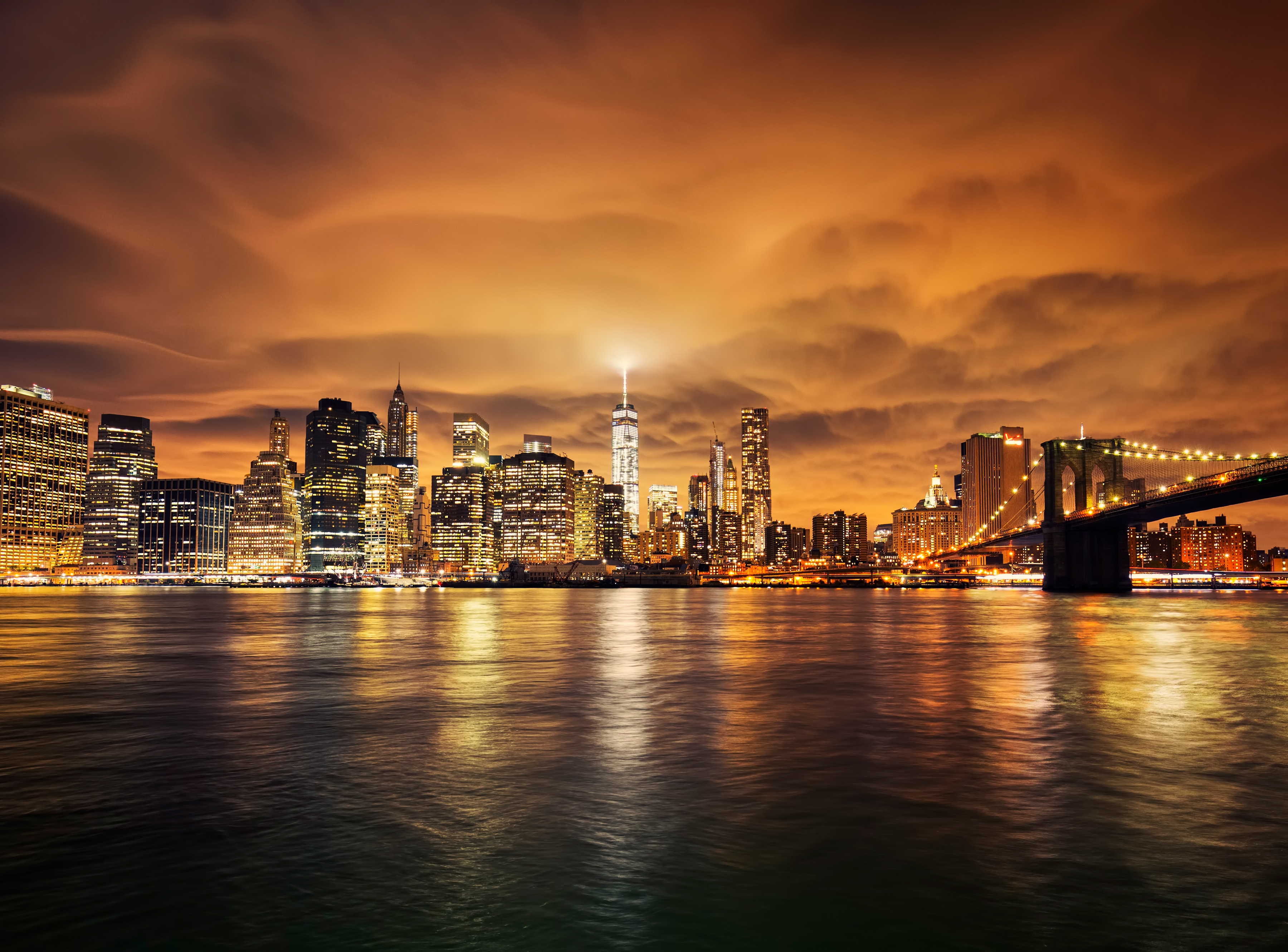 Papermoon Fototapete "Manhattan at Sunset" glatt