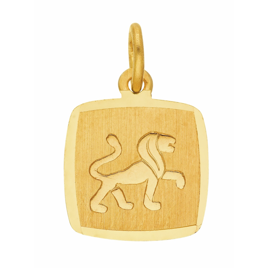 Adelia´s Kettenanhänger »333 Gold Sternzeichen Anhänger Löwe« Goldschmuck für Damen & Herren