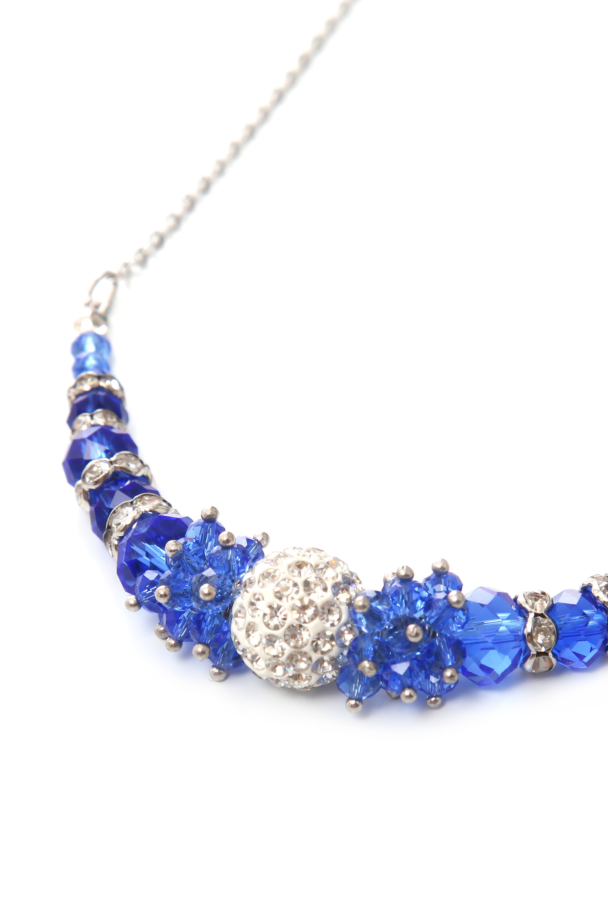 COLLEZIONE ALESSANDRO Kette mit Anhänger »Miriam«, mit vielen kleinen Glassteinen
