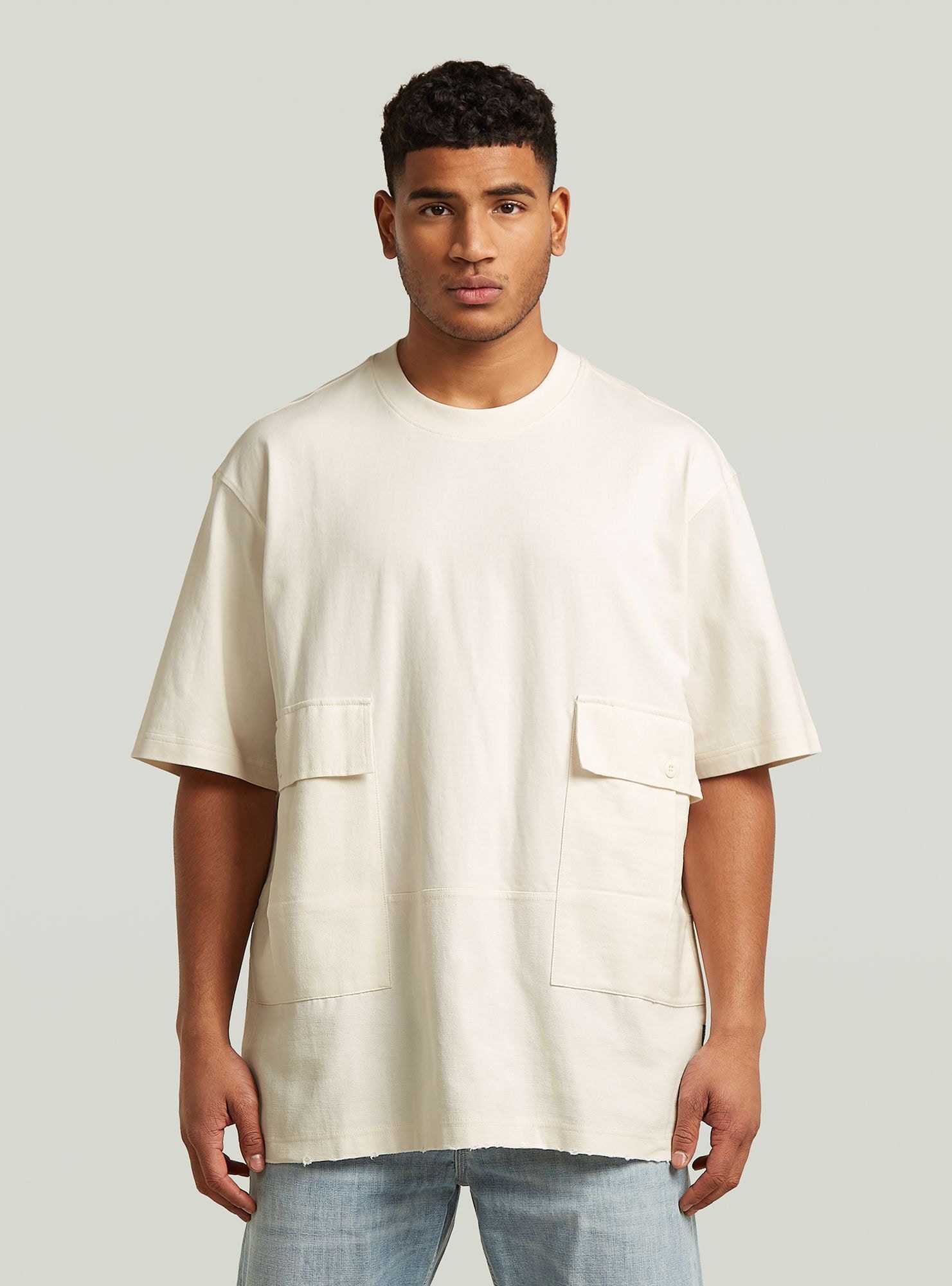 G-STAR "Utility Fabric Mix T-Shirt"