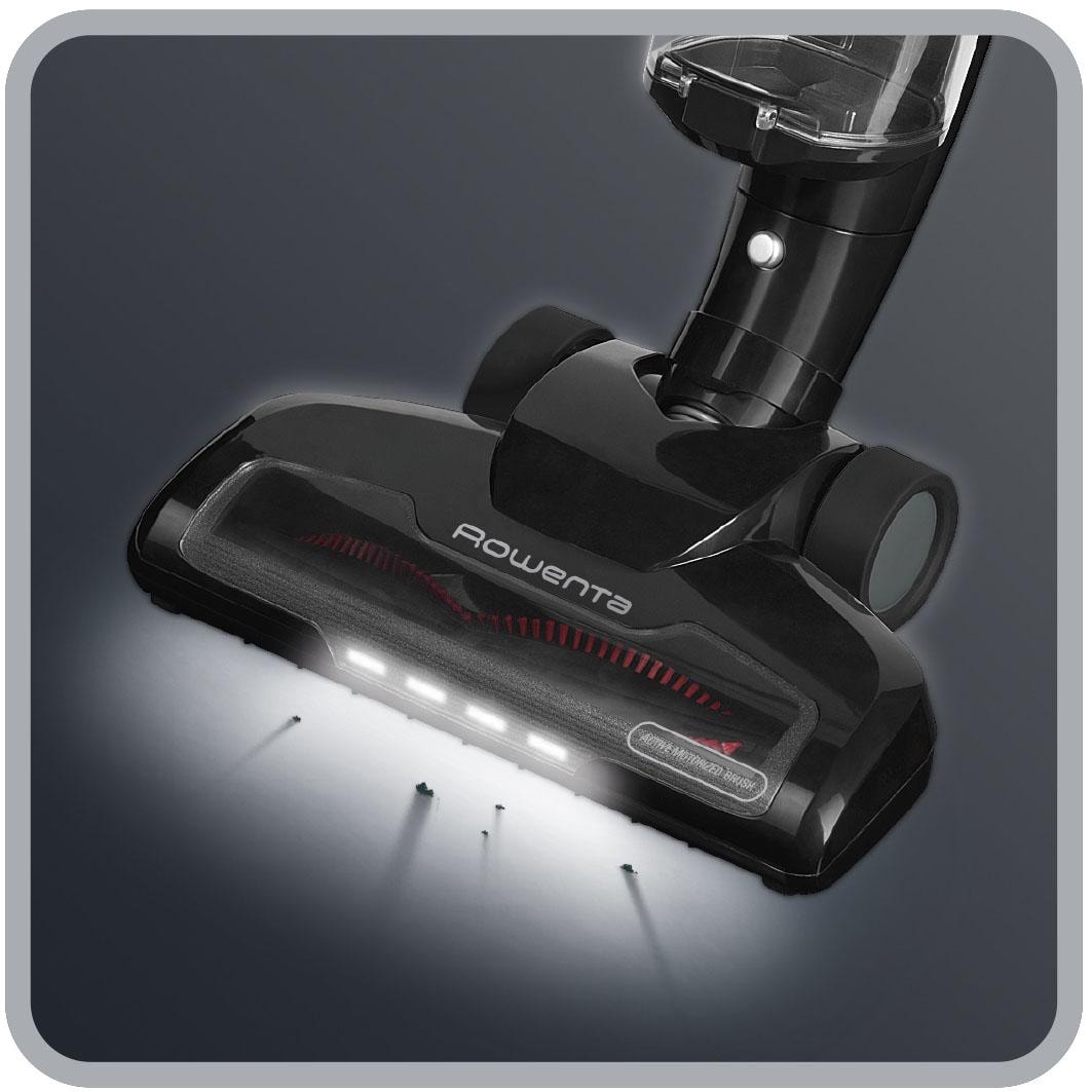 Rowenta Akku-Stielstaubsauger »Air Force Light, kabellos, LED- Beleuchtung, 30 Min, Betriebsdauer,«, 2,3 kg, beutellos, 14,4 Volt, leichtes und kompaktes Design, RH6545