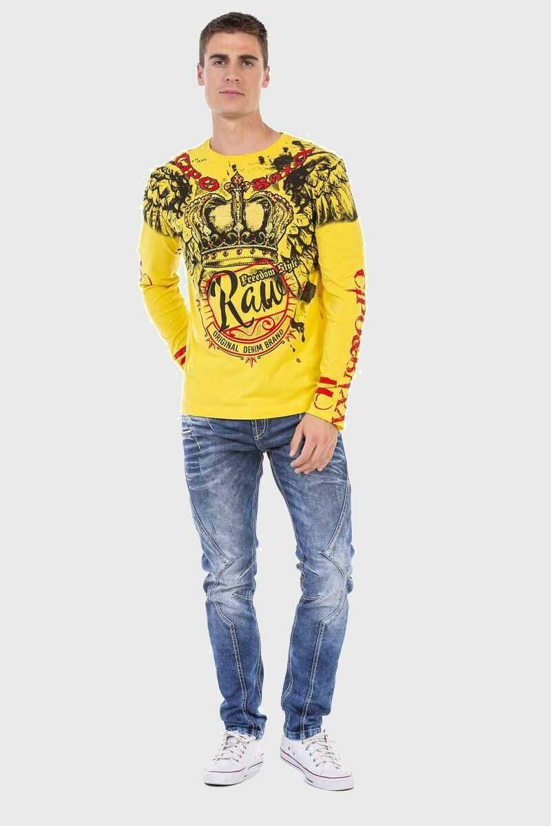 Cipo & Baxx T-Shirt »Sweatshirts«, mit coolem Print