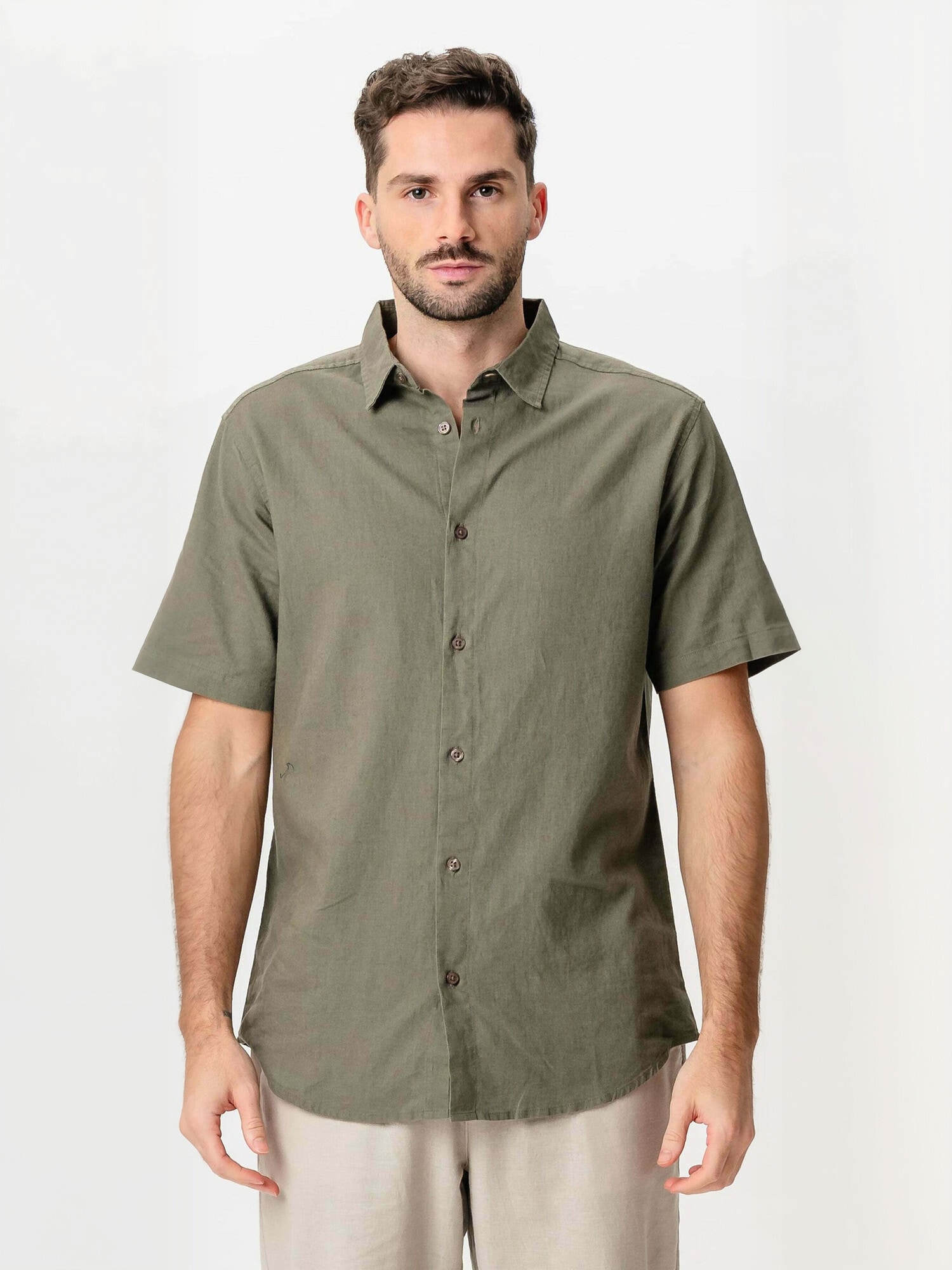 TeeShoppen "TEESHOPPEN Shirt Linen Blend"