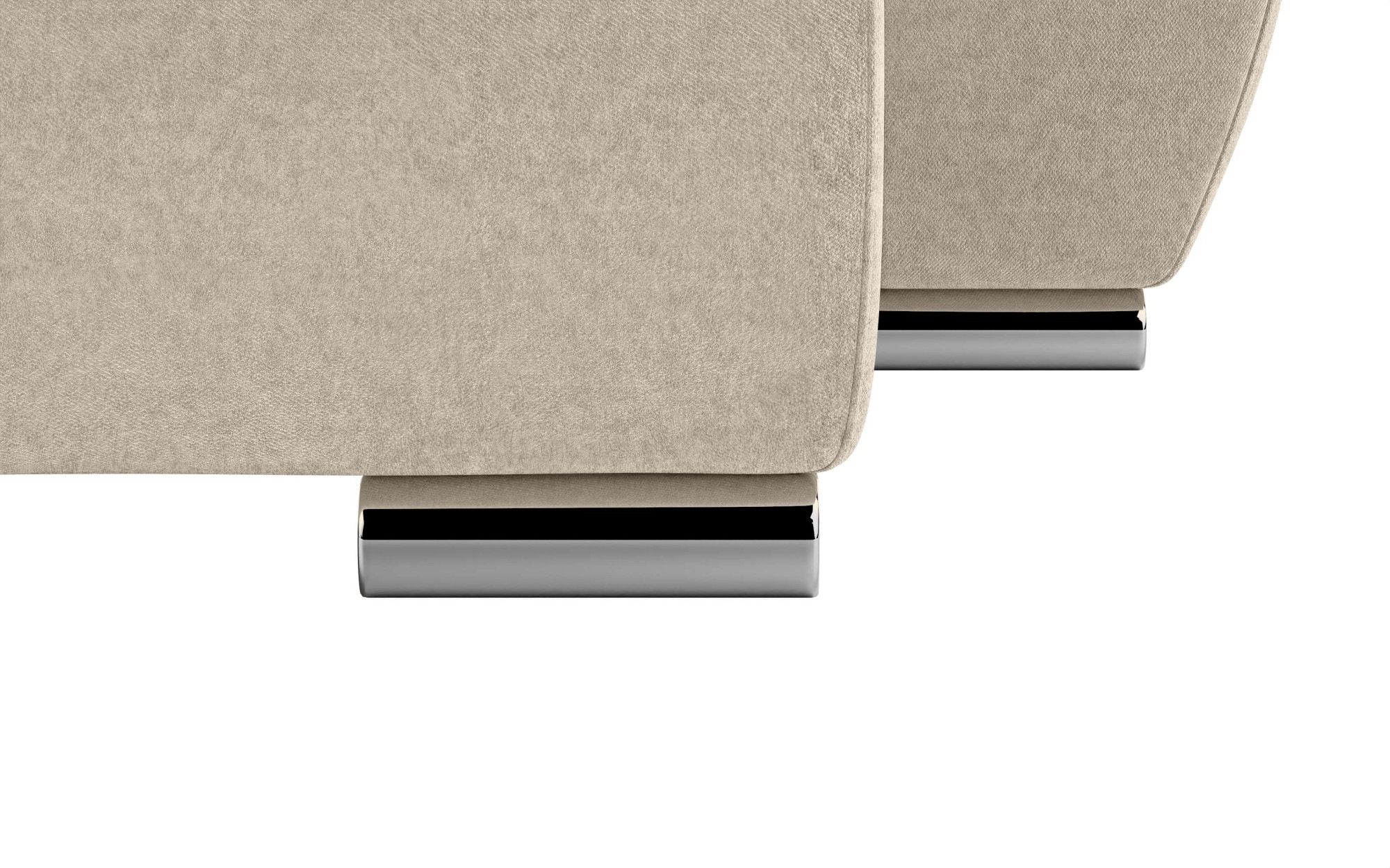 INOSIGN Ecksofa »HAVERHILL Schlafsofa mit Bettkasten, Maße B/H/T: 237/89/166 cm«, L-Form mit Recamiere links oder rechts bestellbar, Wellenunterfederung