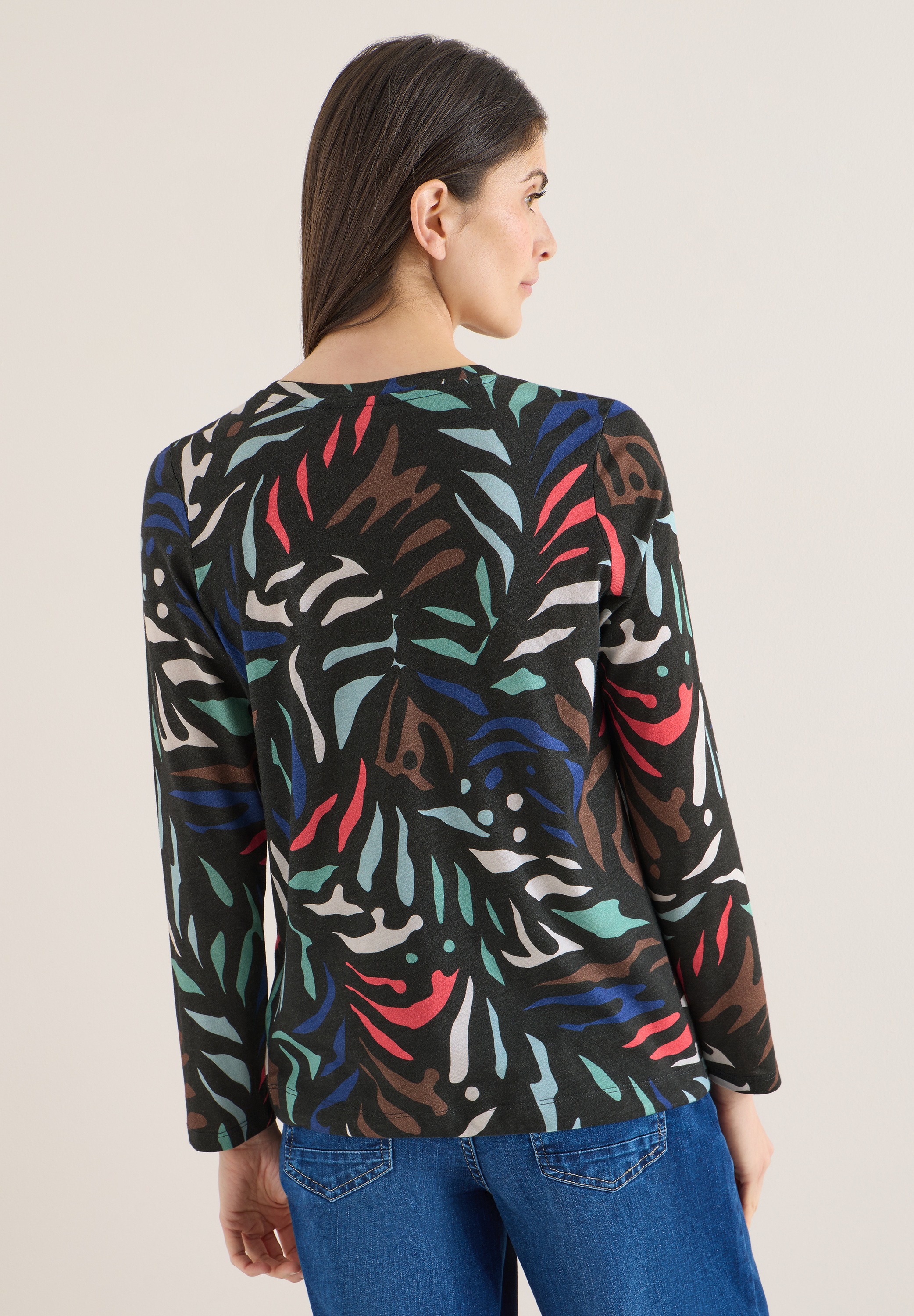 Cecil Langarmshirt mit Rundhalsausschnitt