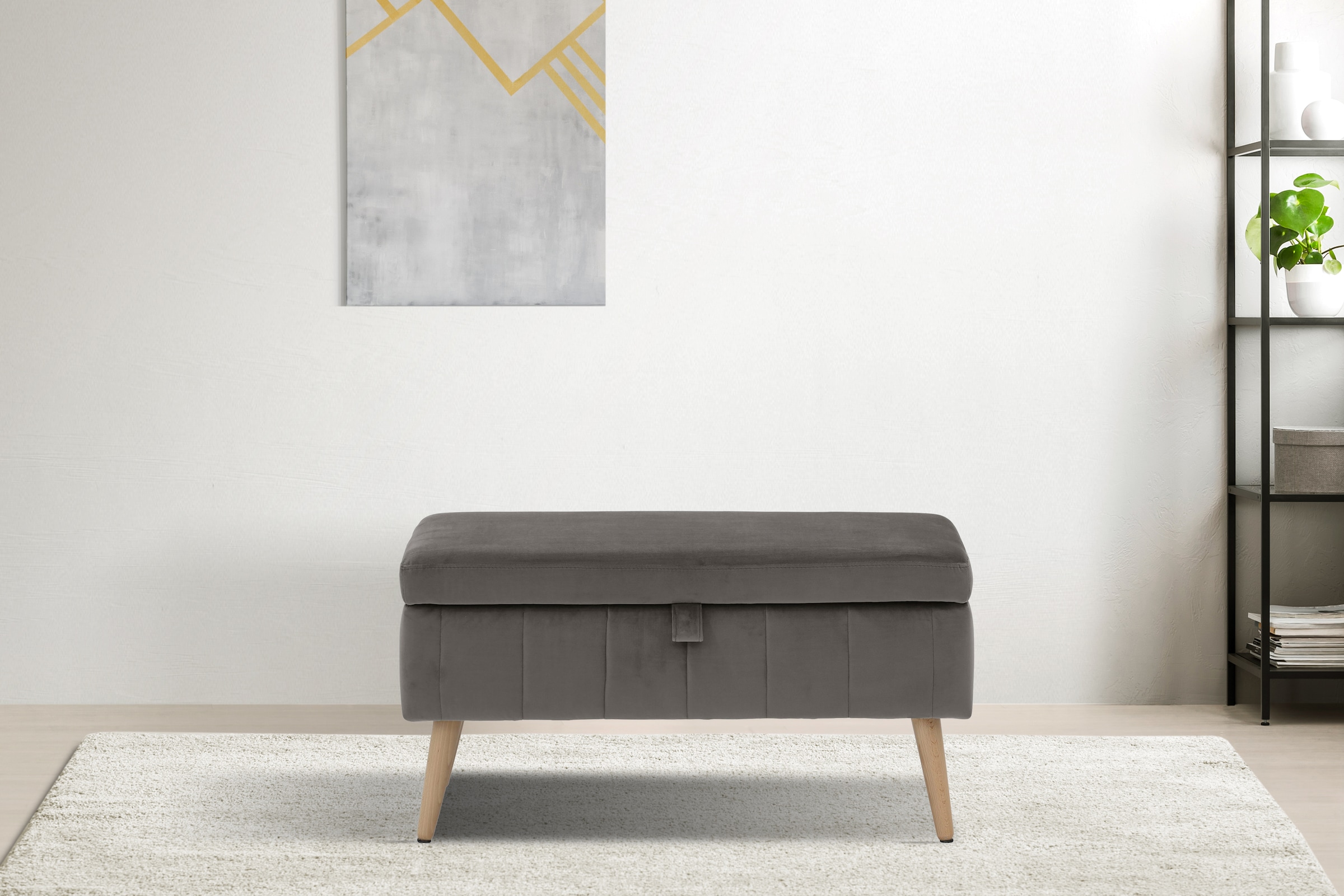 INOSIGN Truhenbank "AMIRA Sitzbank mit Stauraum, Maße B/T/H: 81/36/43 cm", günstig online kaufen