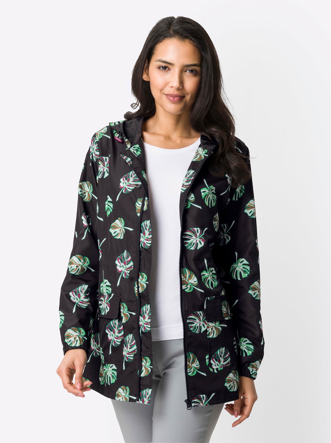 nicht definiert Regenjacke, mit Kapuze