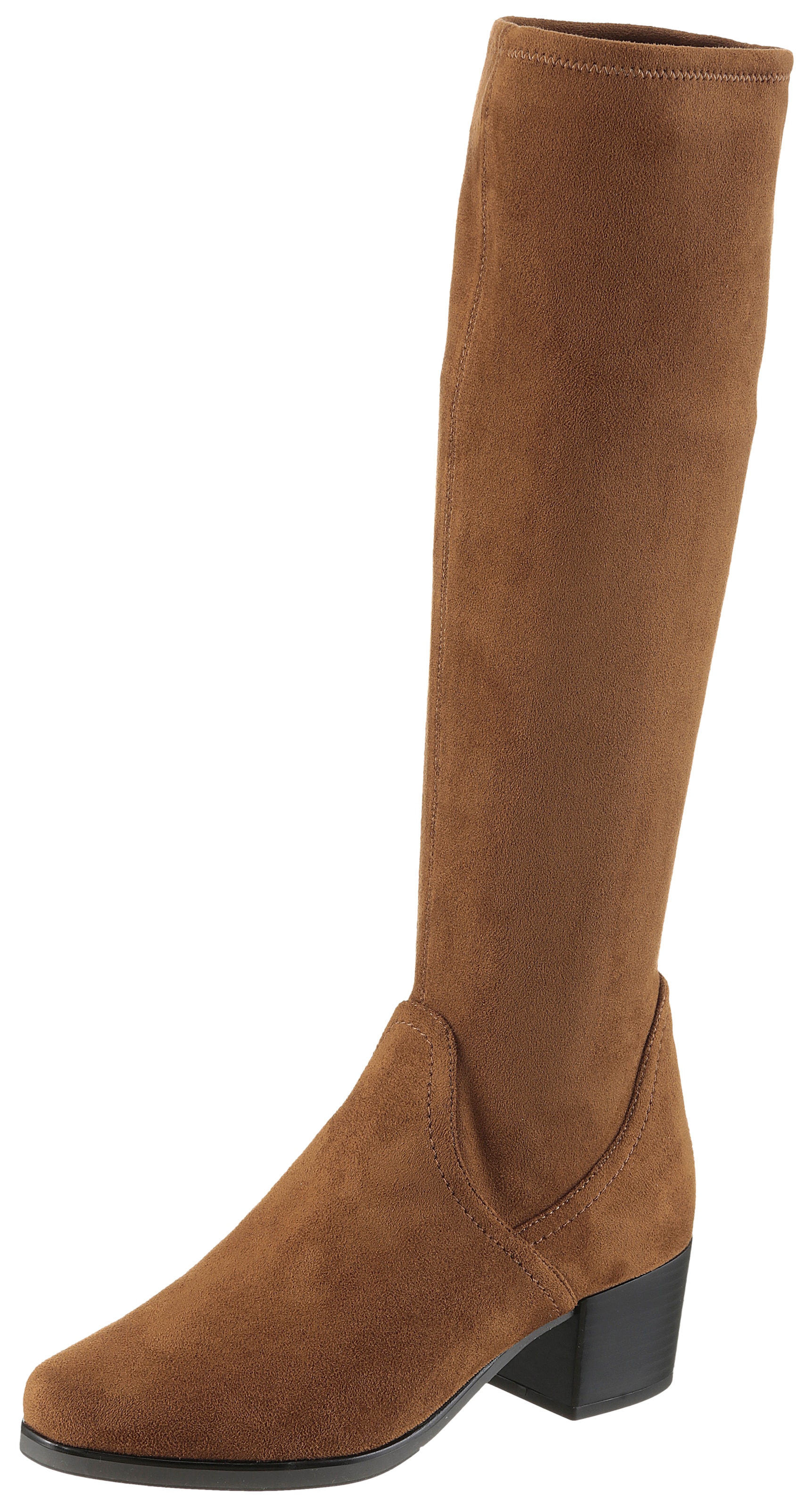 Caprice Stiefel, Blockabsatz, Schlupfstiefel mit Stretch-XS-Schaft in schma günstig online kaufen
